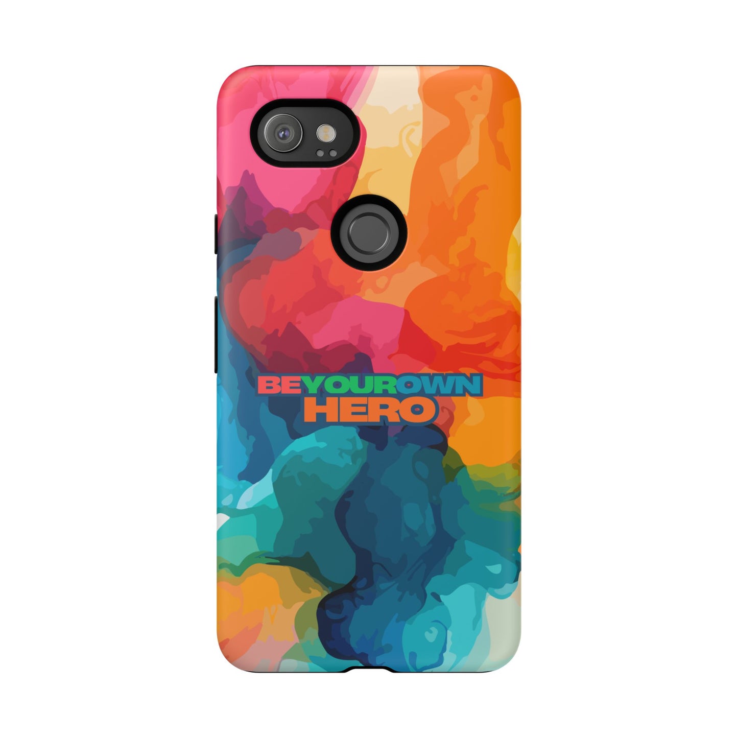Be Your Own Hero: Tough Case for iPhone, Samsung Galaxy and Google Pixel