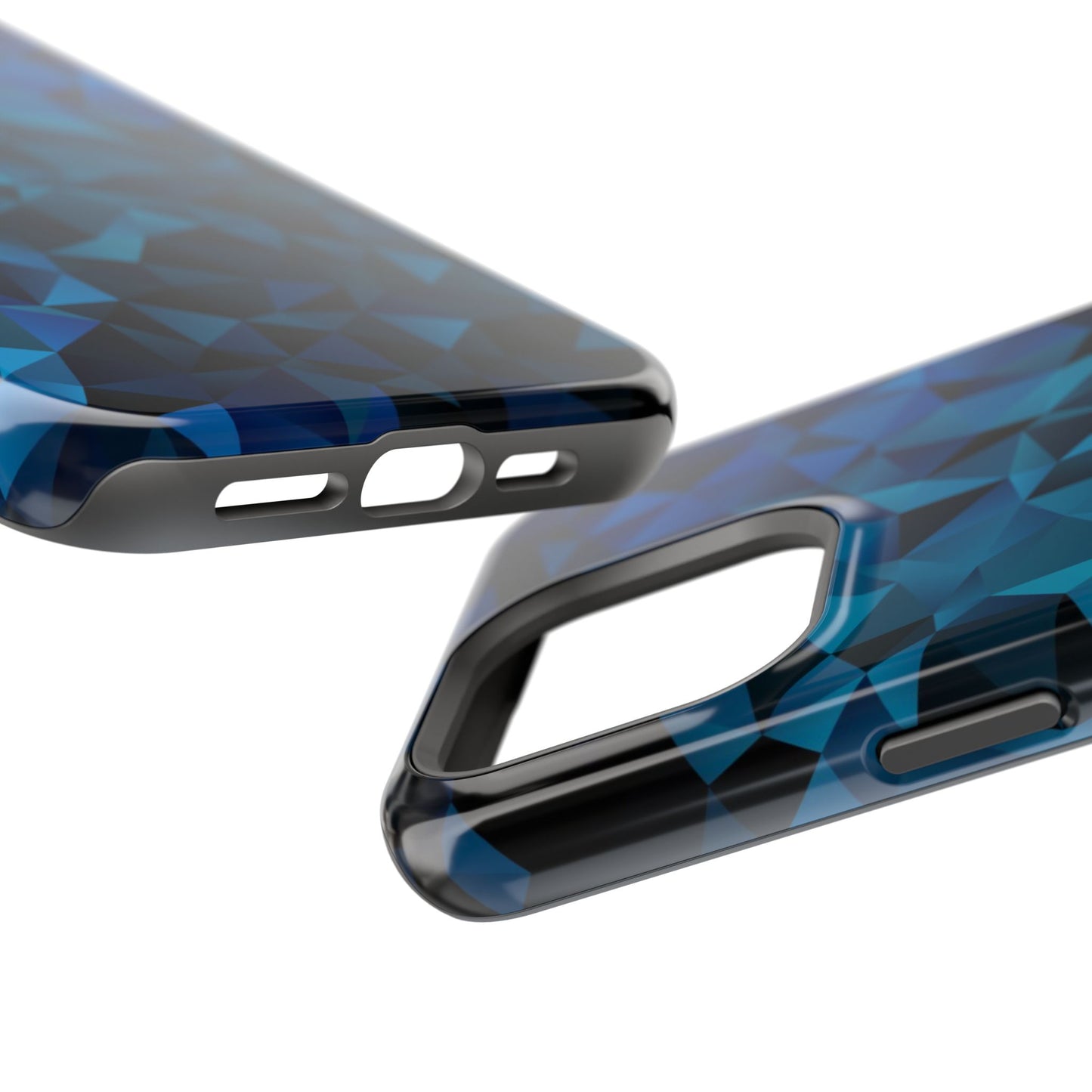 Blue Diamonds (MagSafe version): Elegant phone case for iPhone