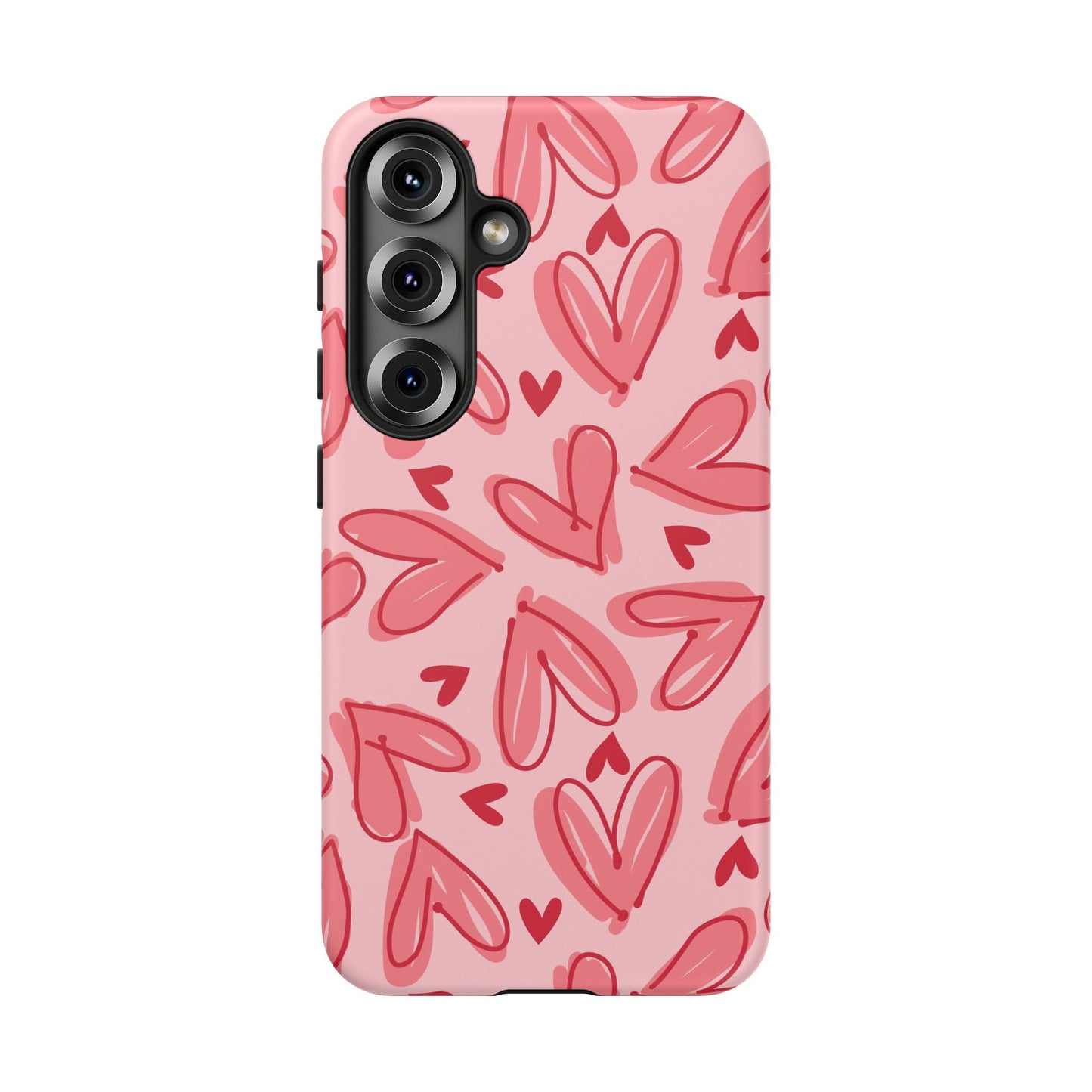 Hearts: Tough Case for iPhone, Samsung Galaxy and Google Pixel devices