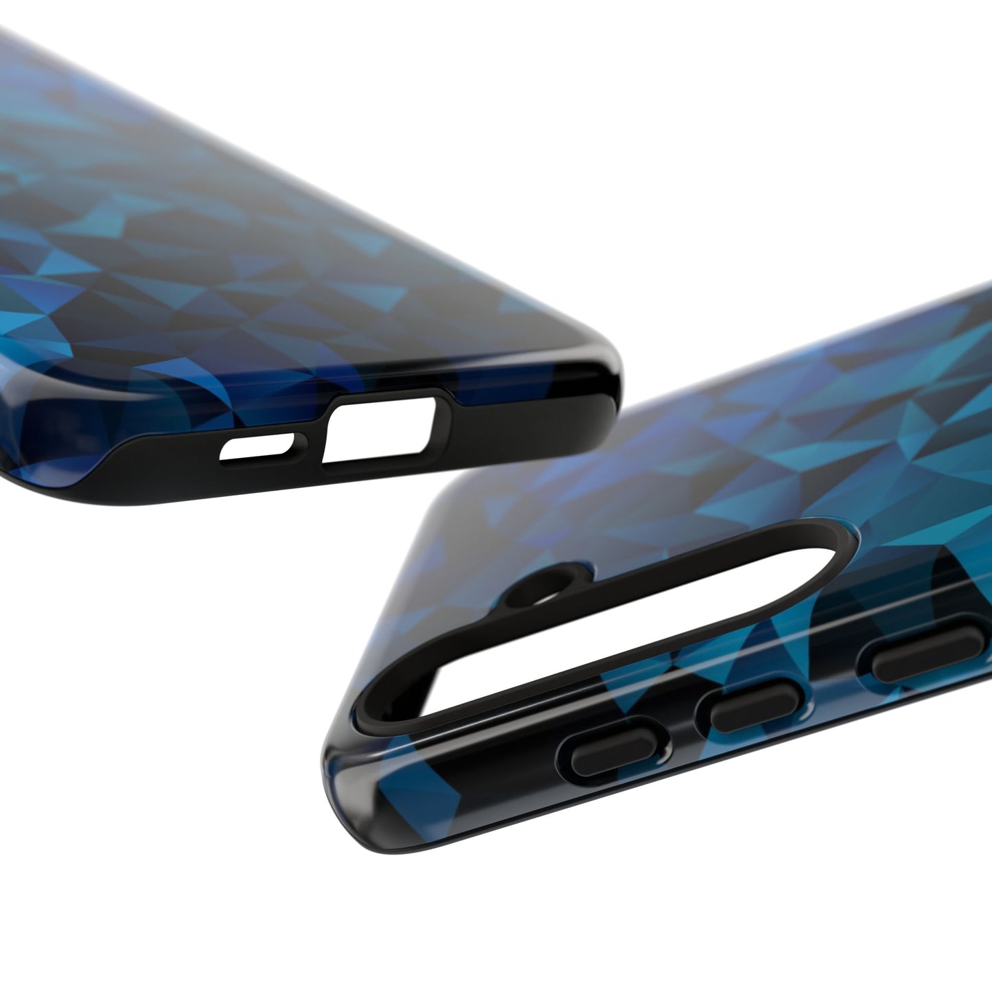 Blue Diamonds: Phone Case with Elegant Prints for iPhone, Samsung Galaxy and Google Pixel devices
