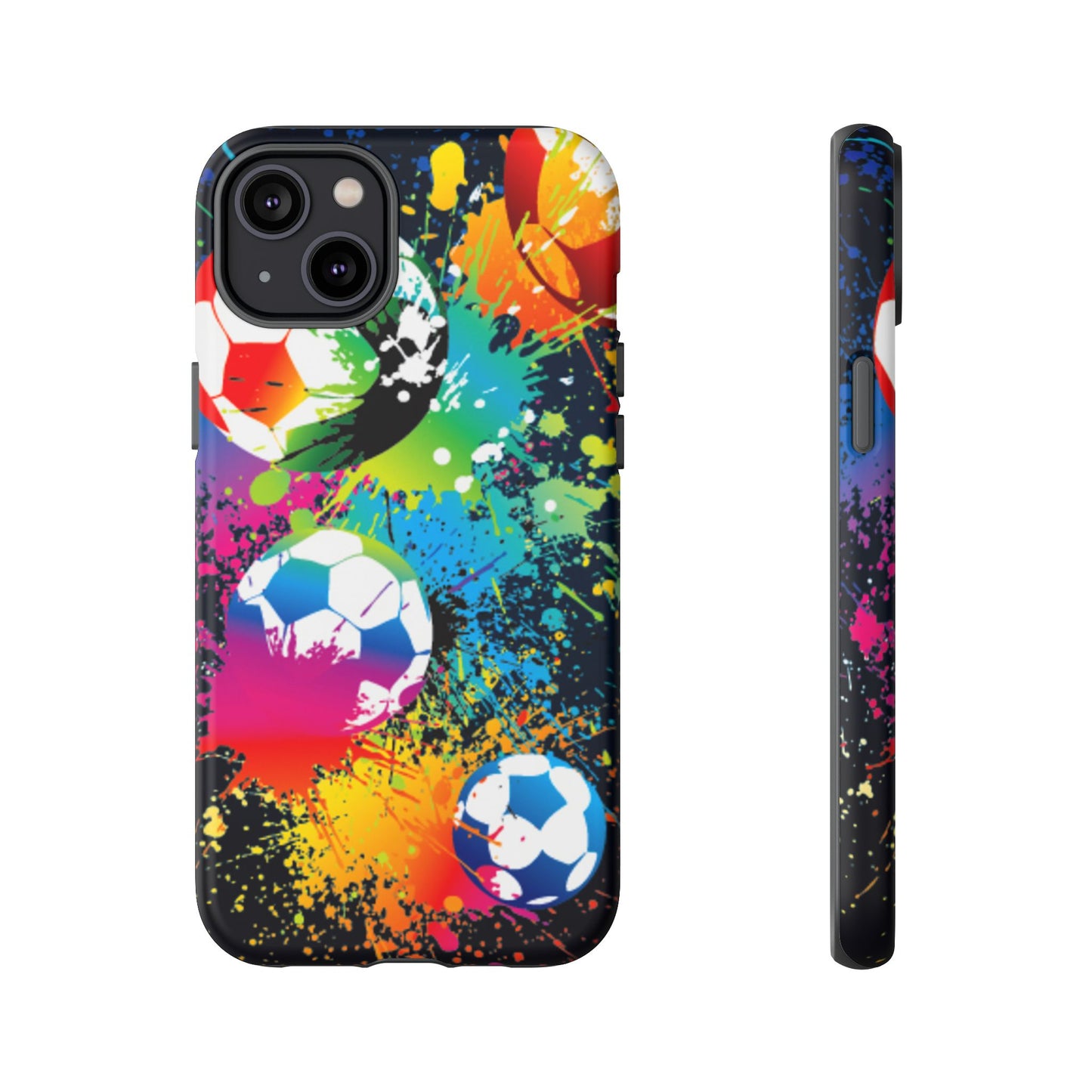 Footballer's Phone Case: Vibrant Case for iPhone, Samsung Galaxy and Google Pixel devices