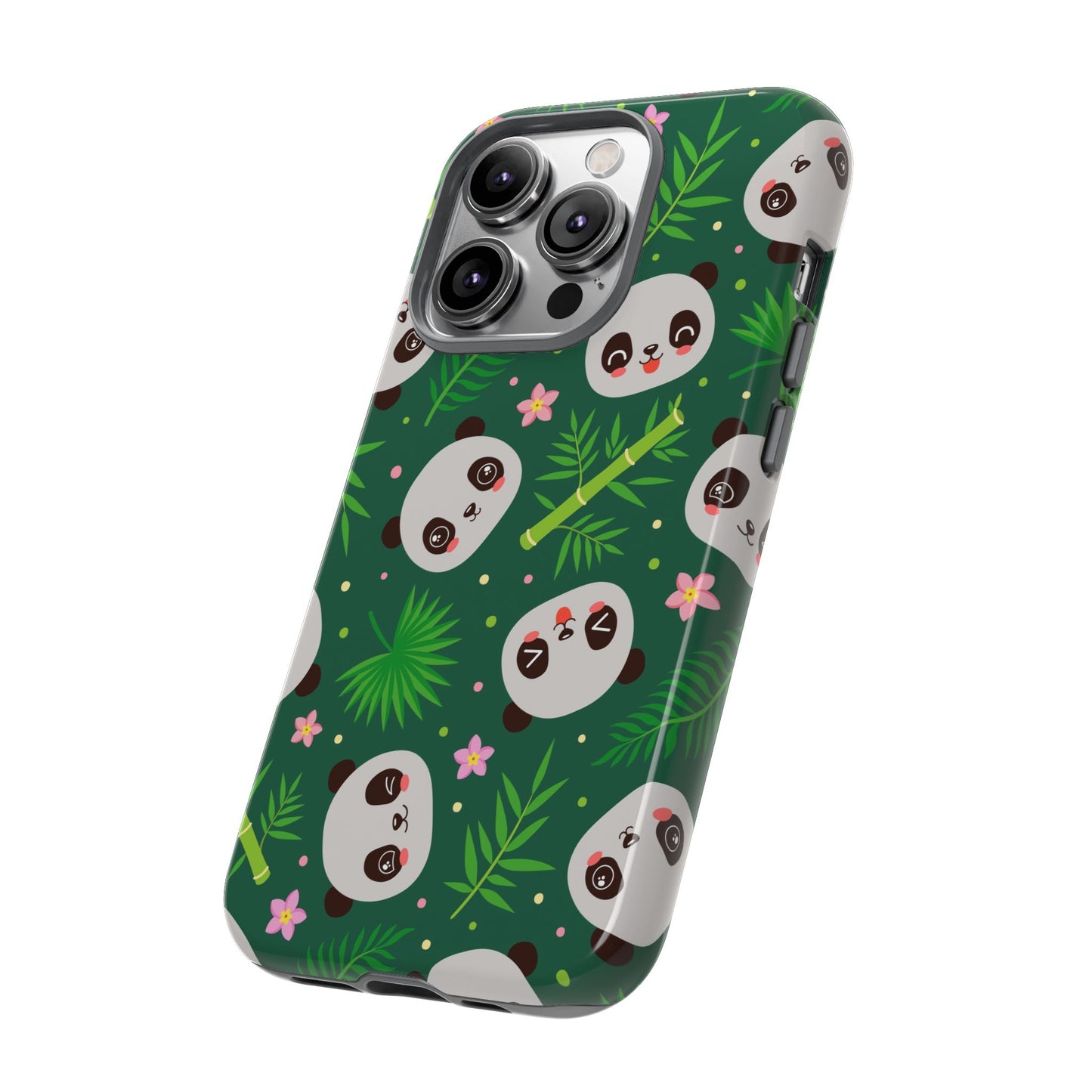 Cute Panda: Tough Case for iPhone, Samsung Galaxy and Google Pixel devices
