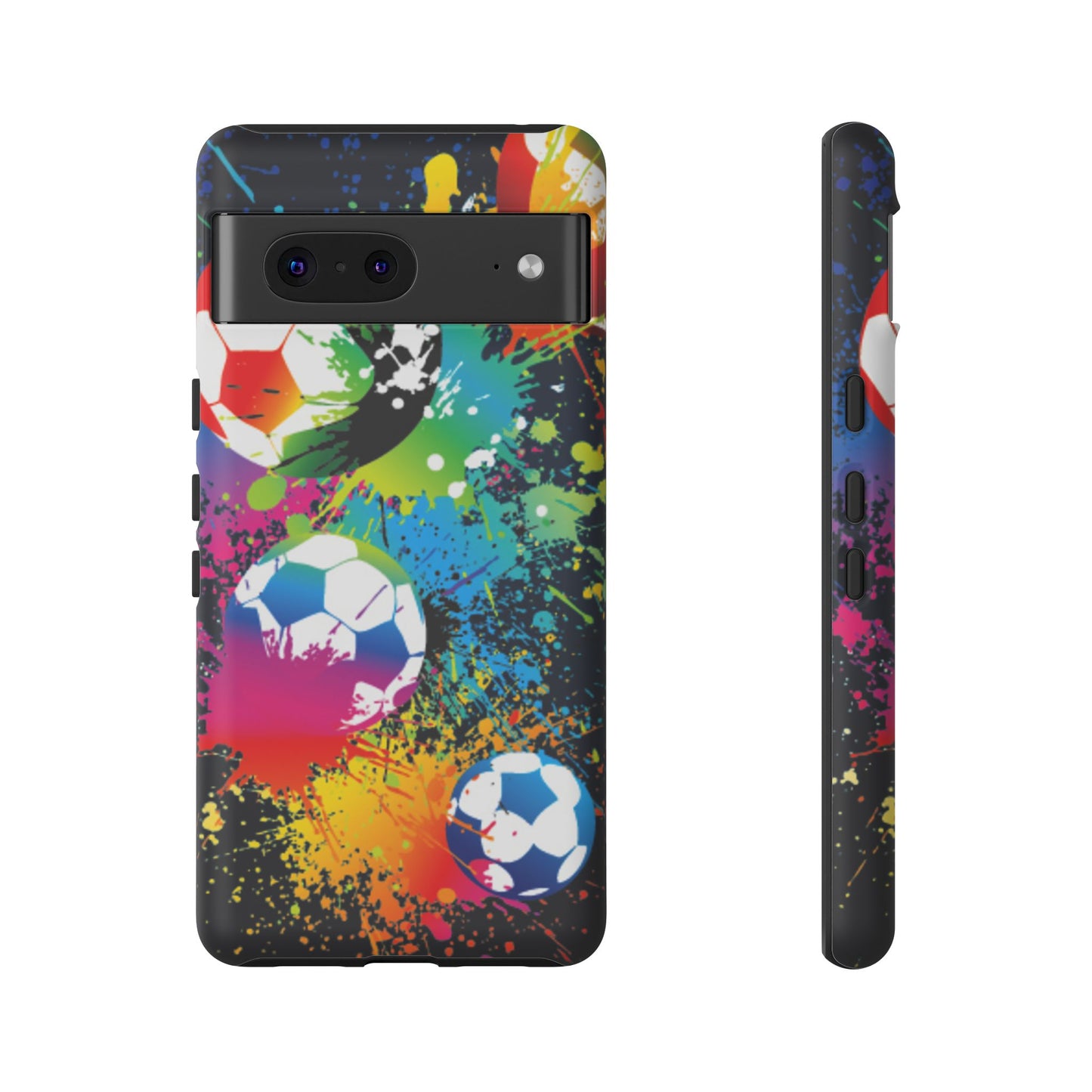 Footballer's Phone Case: Vibrant Case for iPhone, Samsung Galaxy and Google Pixel devices