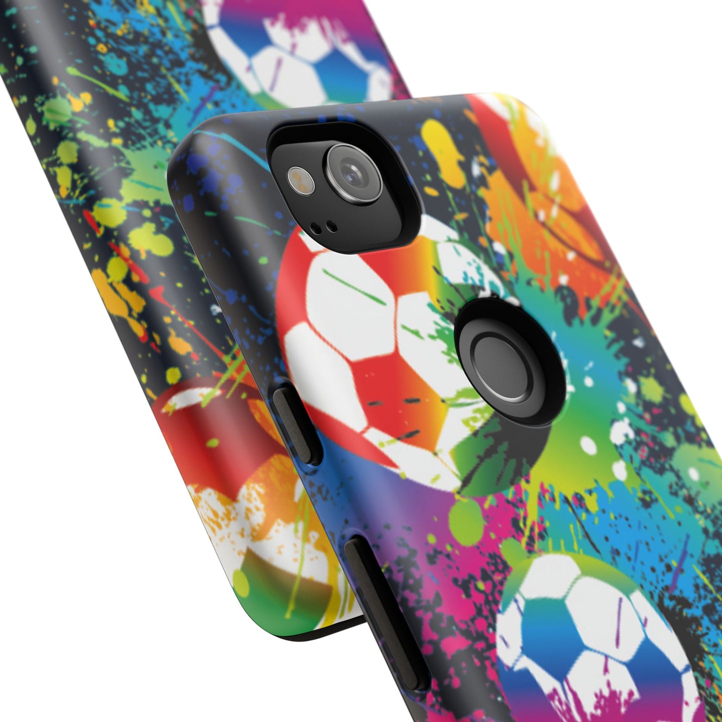 Footballer's Phone Case: Vibrant Case for iPhone, Samsung Galaxy and Google Pixel devices