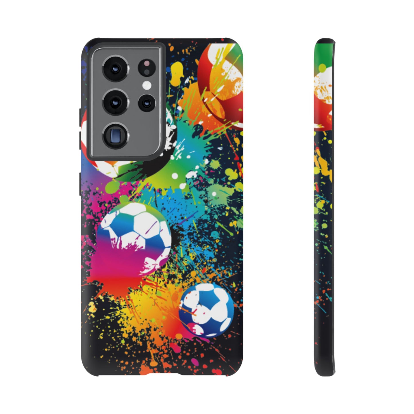 Footballer's Phone Case: Vibrant Case for iPhone, Samsung Galaxy and Google Pixel devices