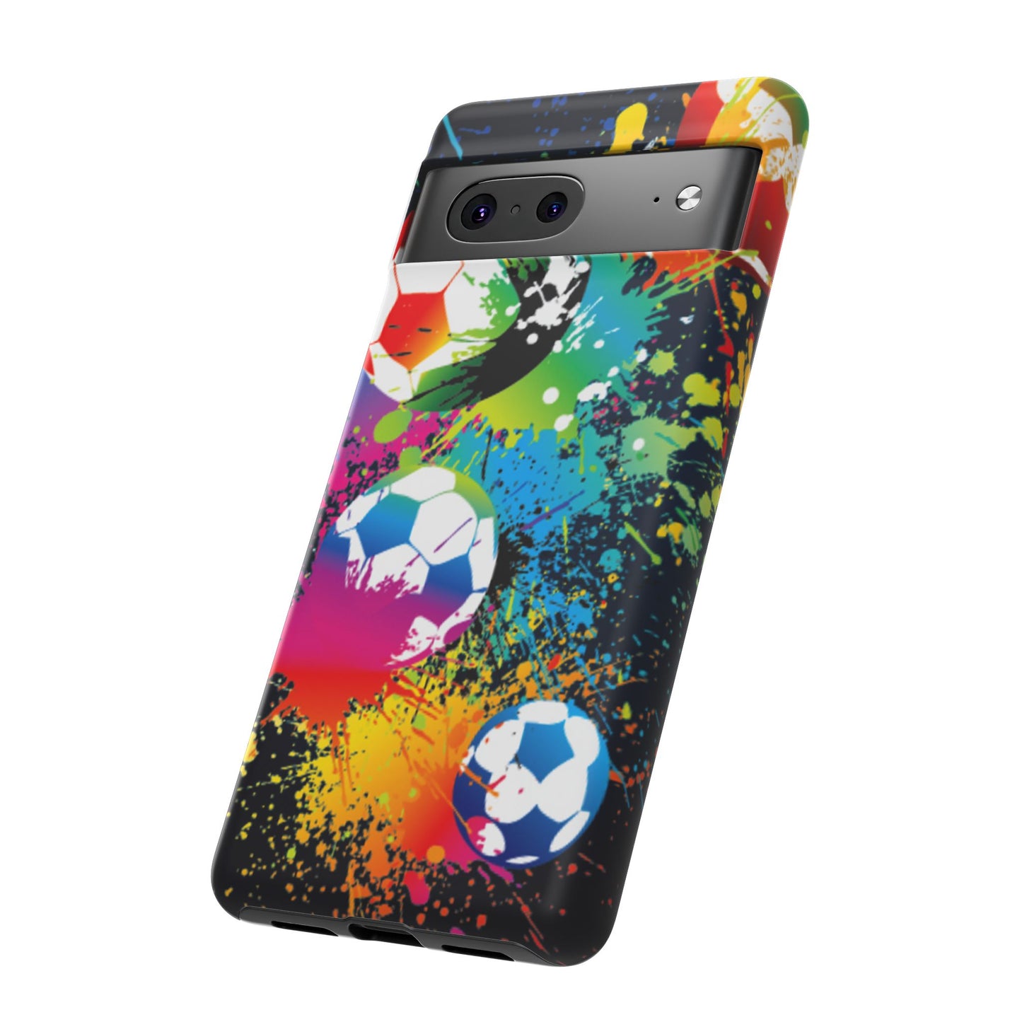 Footballer's Phone Case: Vibrant Case for iPhone, Samsung Galaxy and Google Pixel devices