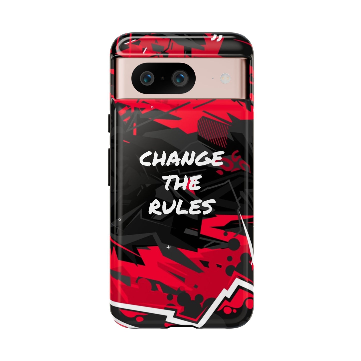 Verander de regels: stevige hoes voor iPhone-, Galaxy- en Pixel-apparaten