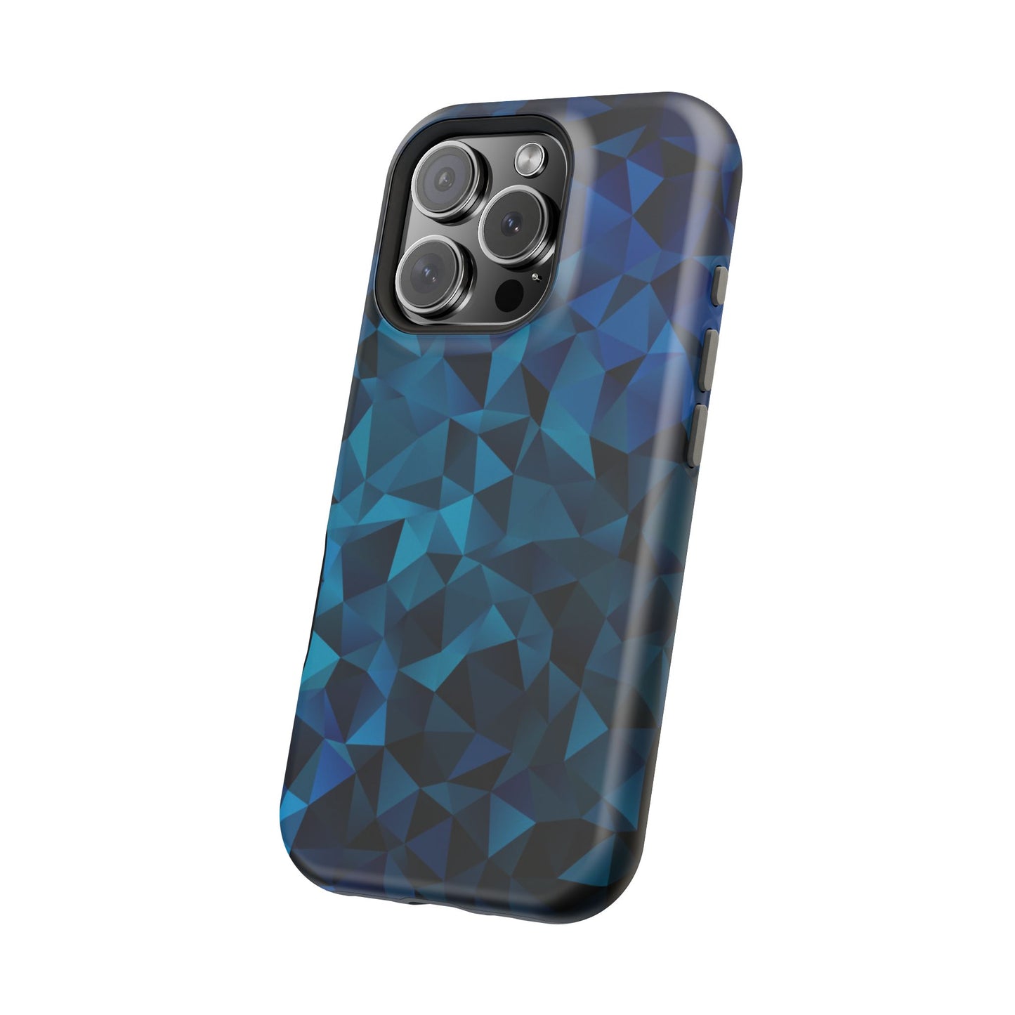 Blue Diamonds (MagSafe version): Elegant phone case for iPhone
