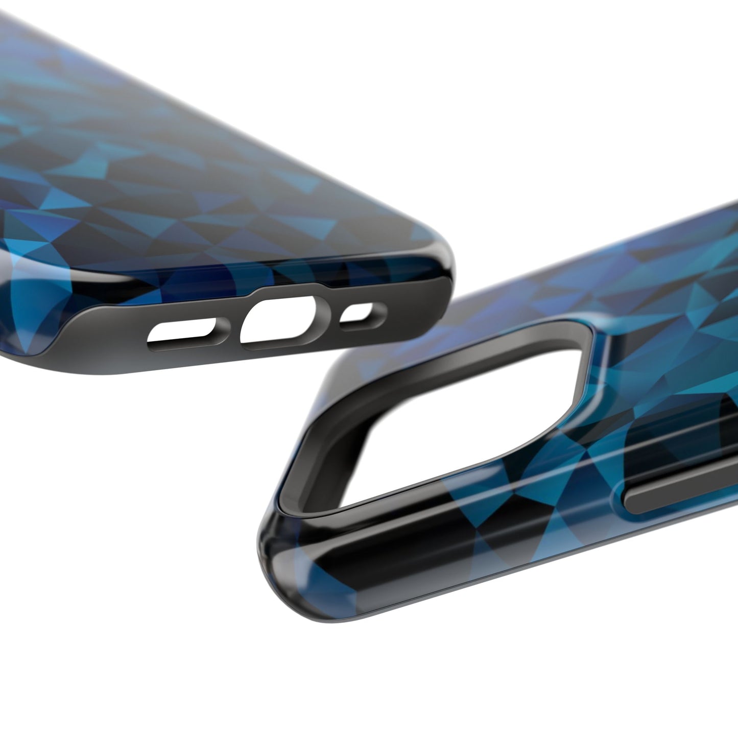 Blue Diamonds (MagSafe version): Elegant phone case for iPhone