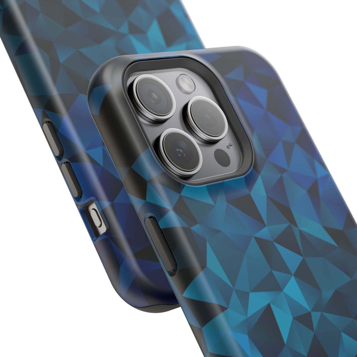 Blue Diamonds (MagSafe version): Elegant phone case for iPhone