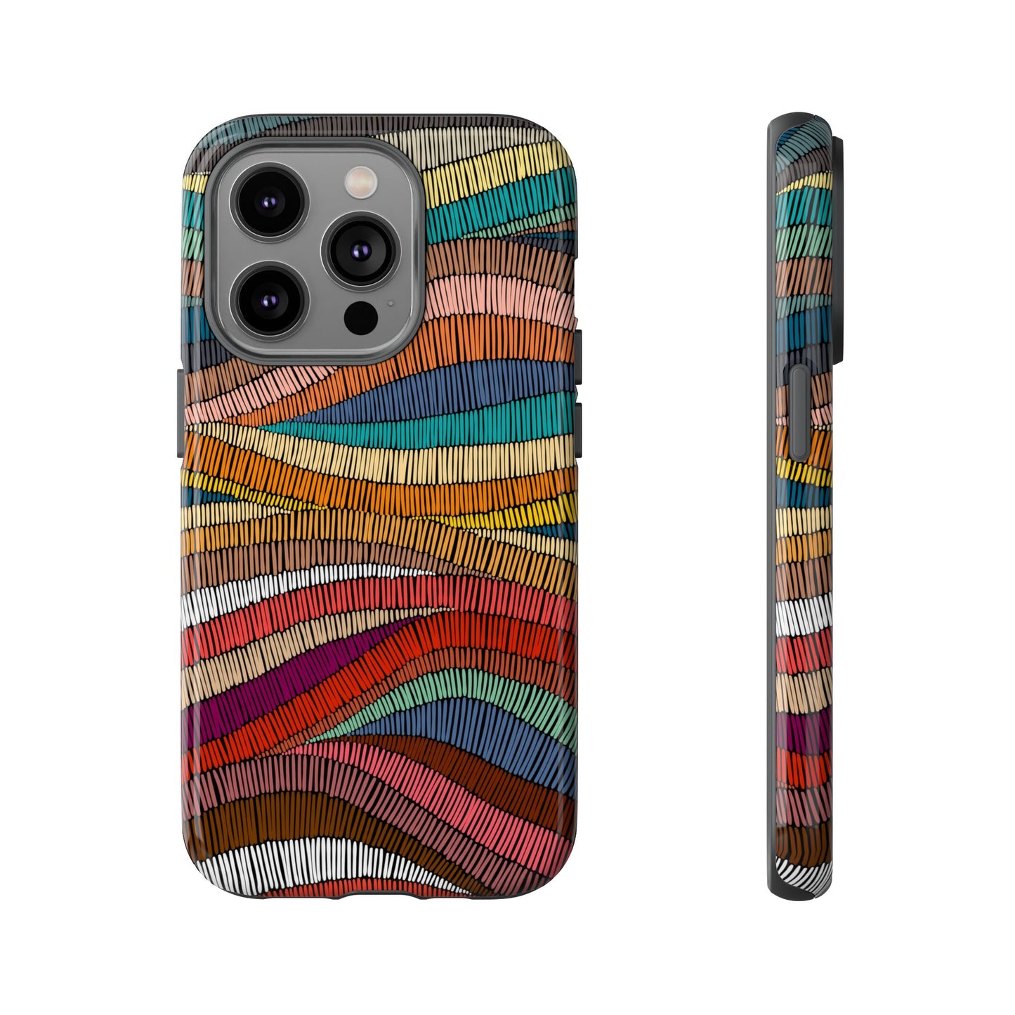Threaded Harmony: Tapestry-inspired Phone Case for iPhone, Samsung Galaxy and Google Pixel devices