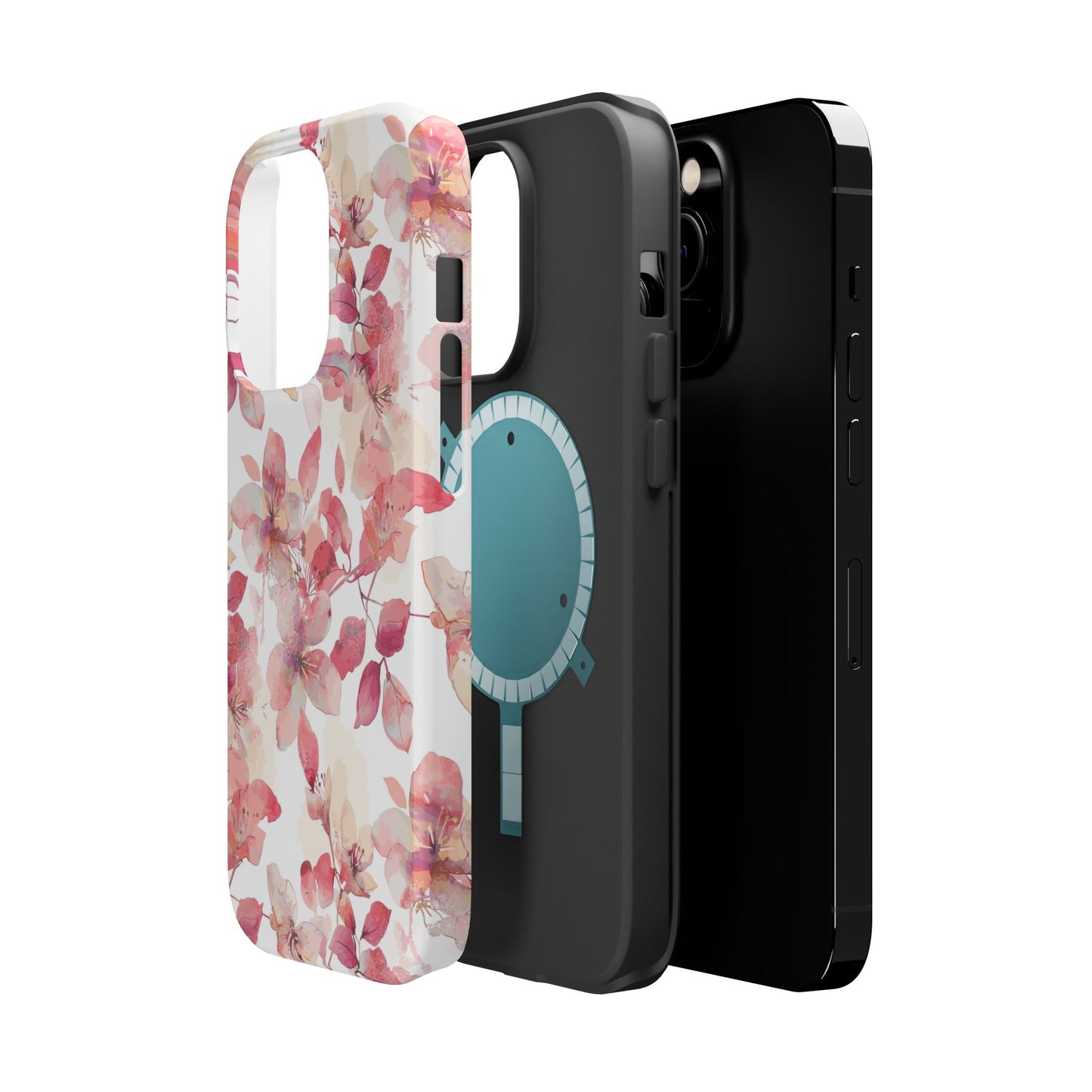 Watercolor Flowers: MagSafe case for iPhone