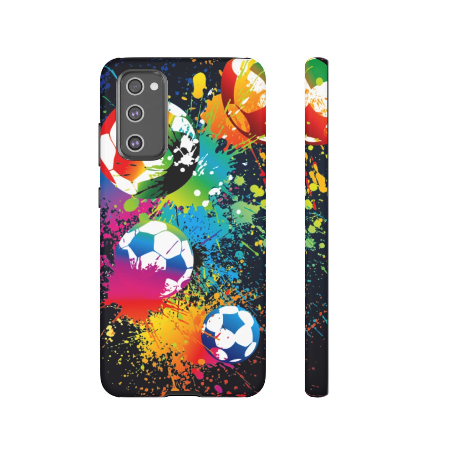 Footballer's Phone Case: Vibrant Case for iPhone, Samsung Galaxy and Google Pixel devices