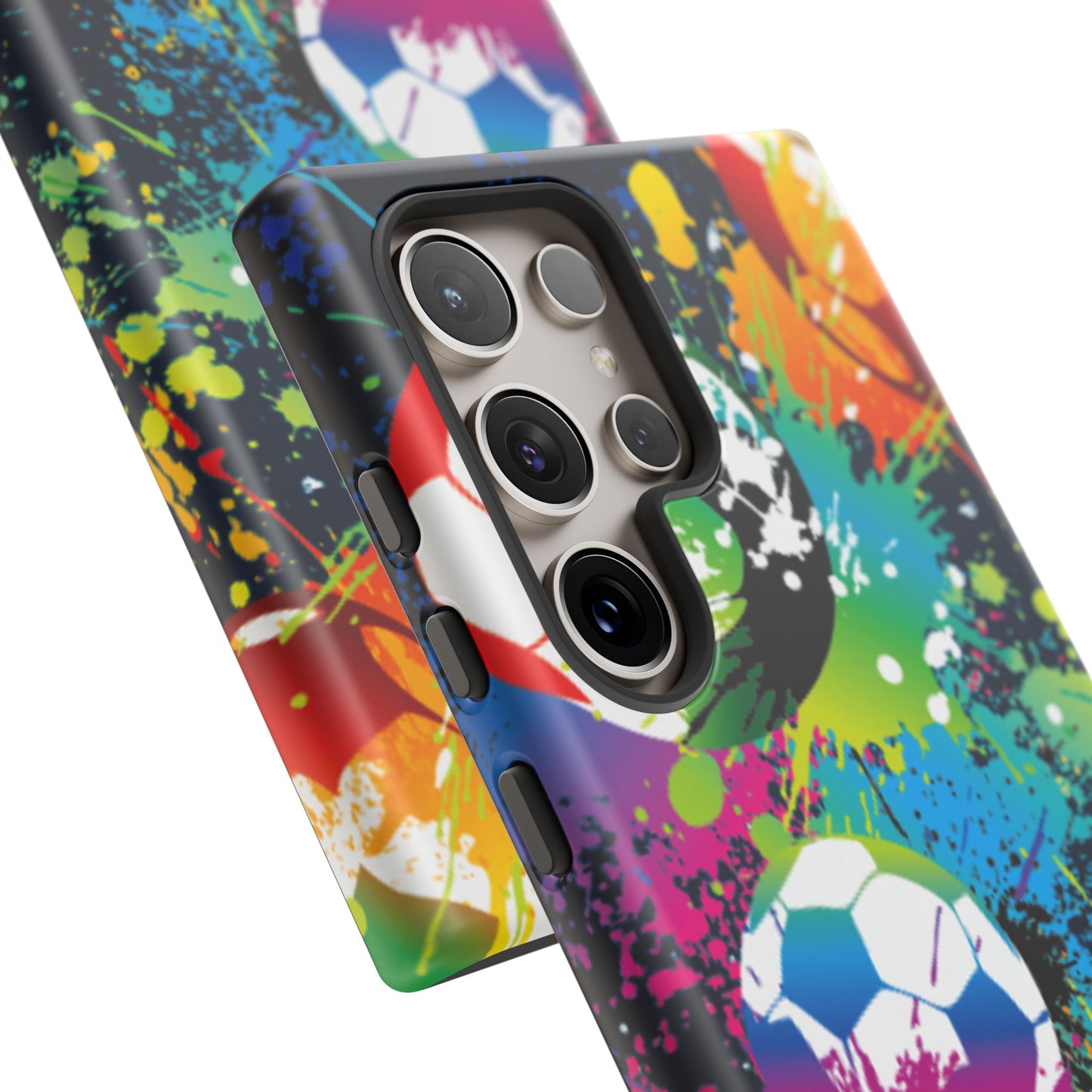 Footballer's Phone Case: Vibrant Case for iPhone, Samsung Galaxy and Google Pixel devices