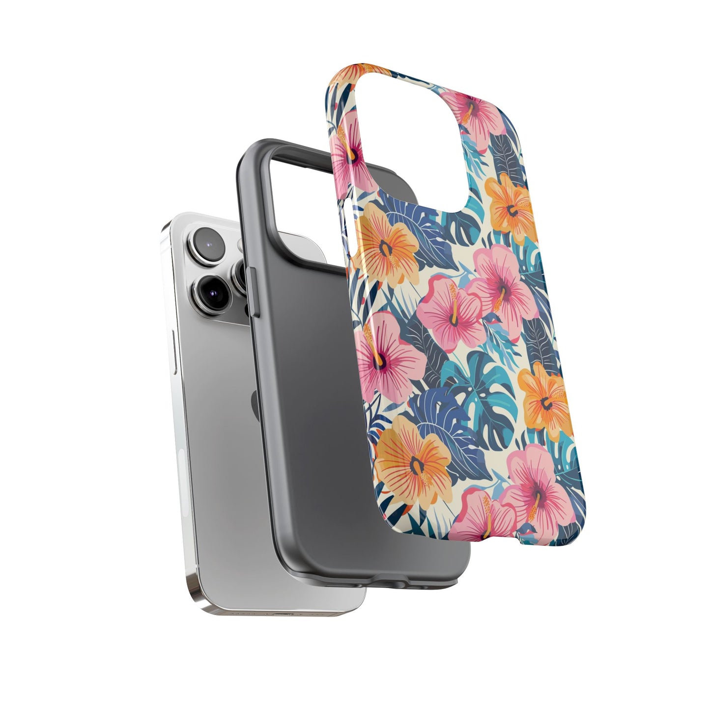 Hibiscus: Cute Floral Phone Case for iPhone, Samsung and Google Pixel
