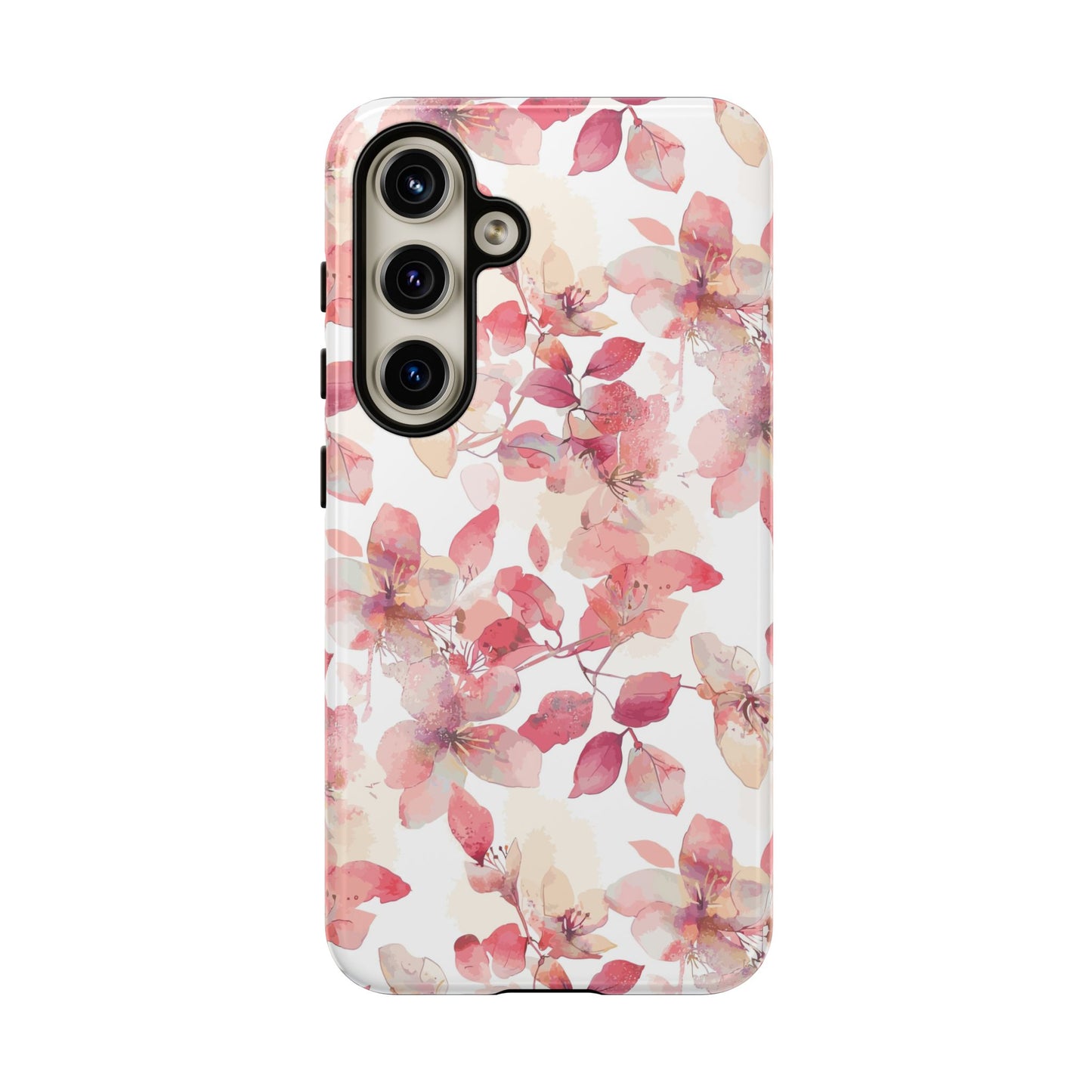 Watercolor Flowers: Tough Case for iPhone, Samsung Galaxy and Google Pixel devices