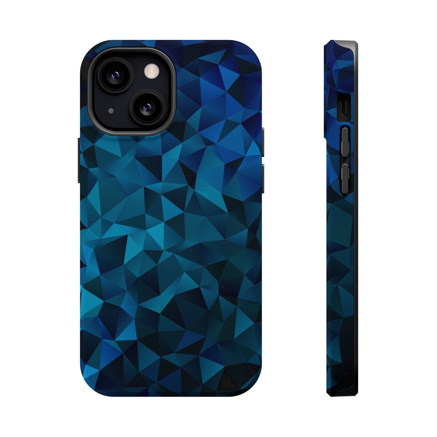 Blue Diamonds (MagSafe version): Elegant phone case for iPhone