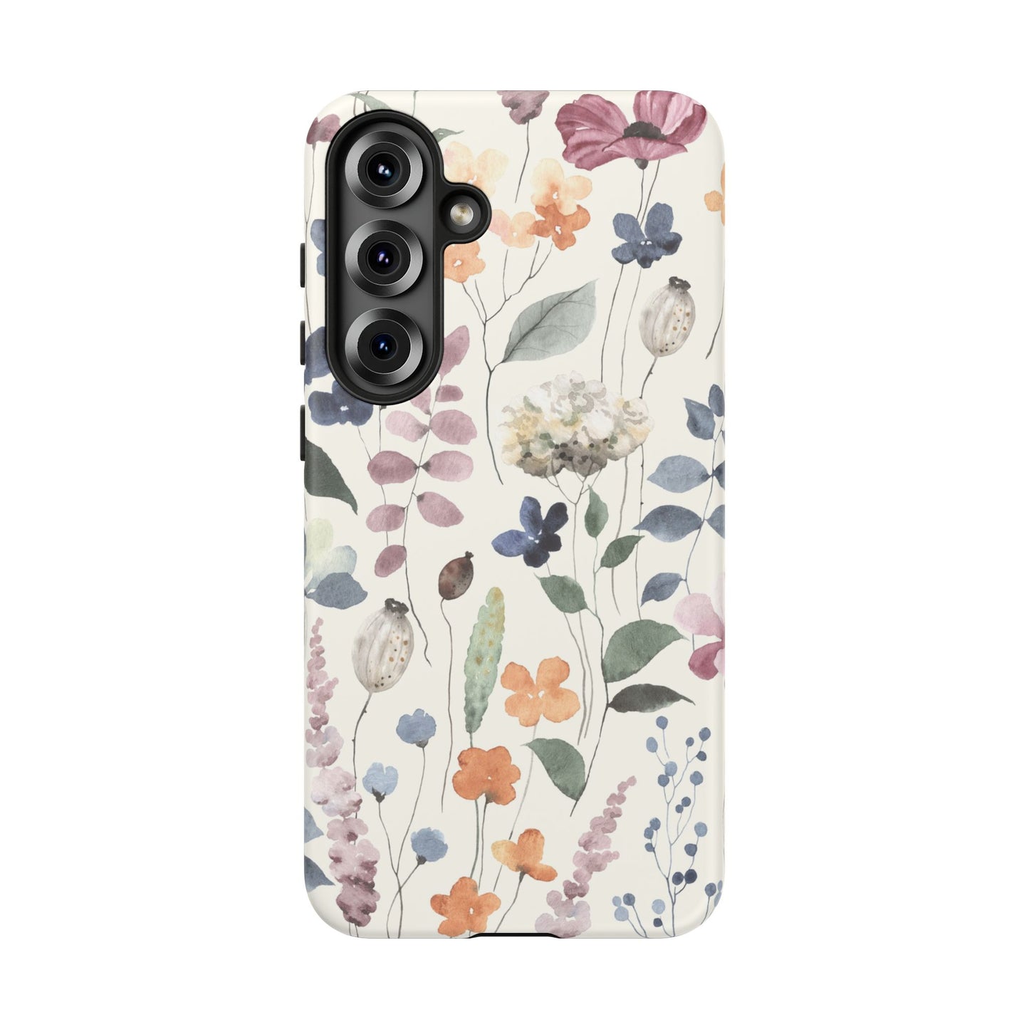 Floral prints phone case for iPhone, Samsung Galaxy and Pixel devices