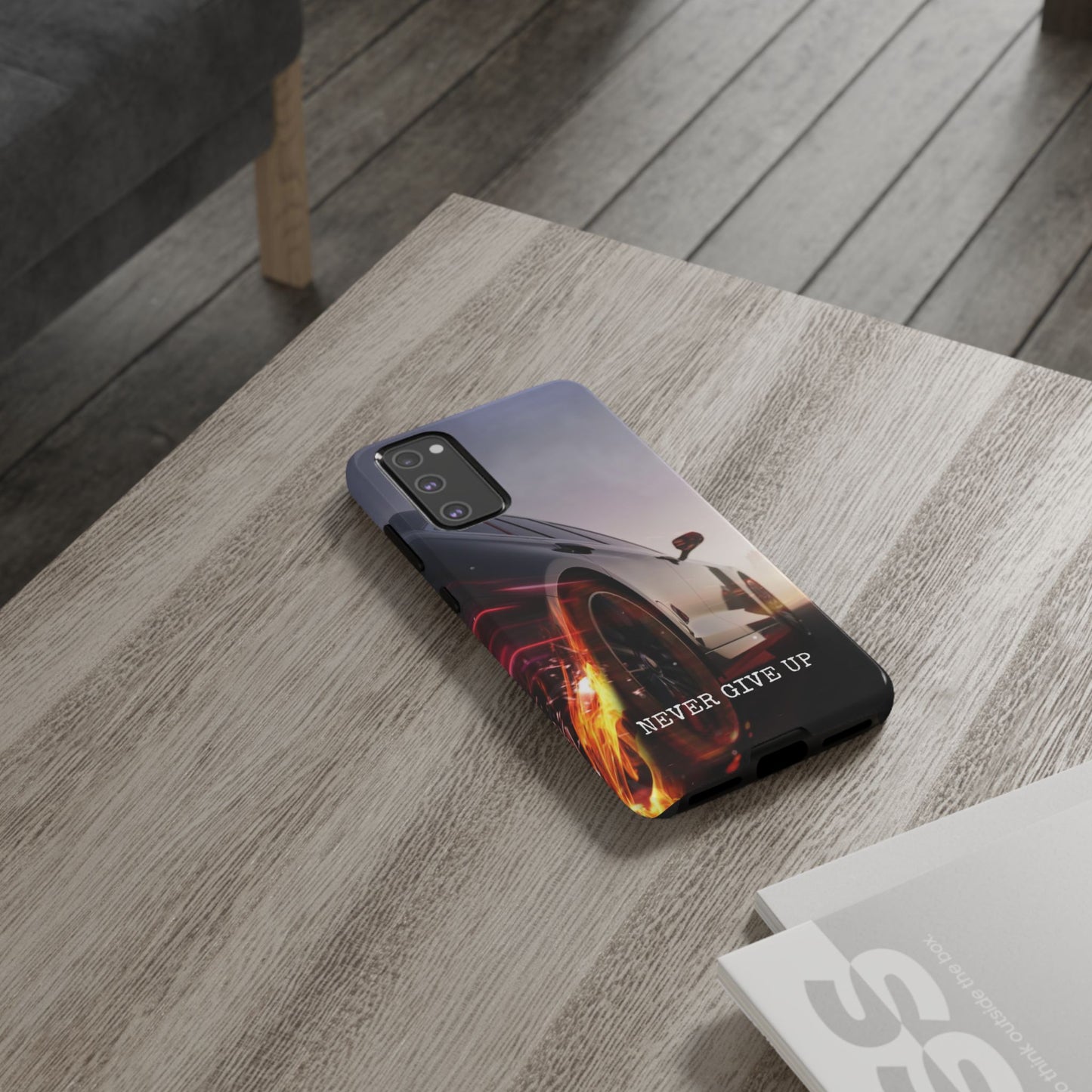 Never Give Up v2: Tough Case for iPhone, Samsung Galaxy and Google Pixel