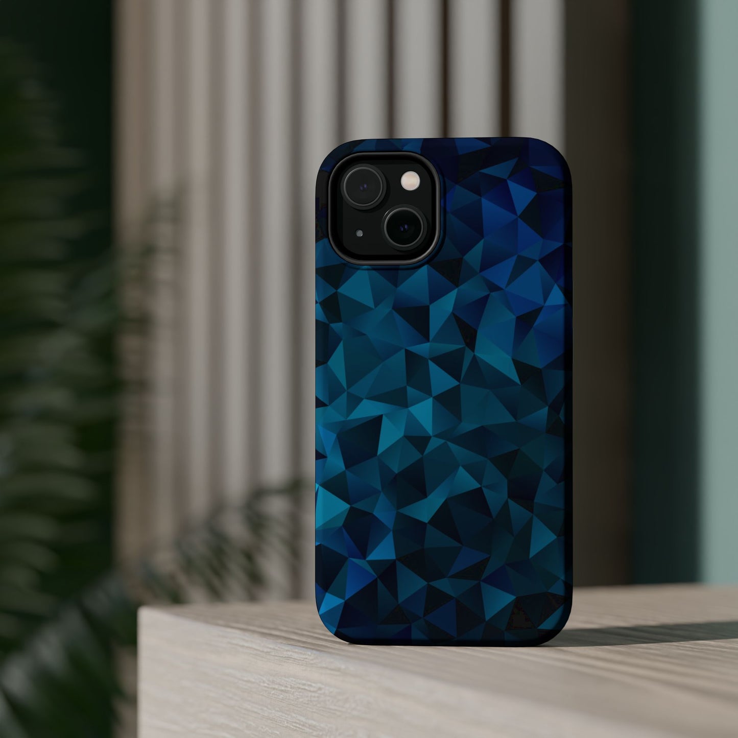 Blue Diamonds (MagSafe version): Elegant phone case for iPhone