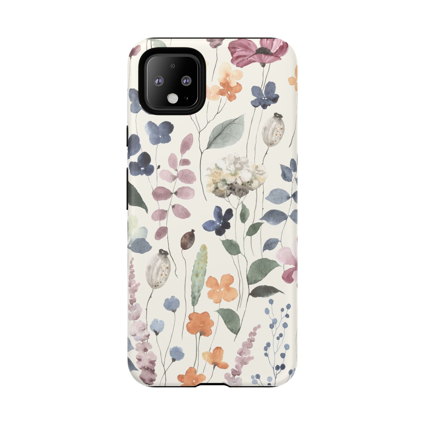 Floral prints phone case for iPhone, Samsung Galaxy and Pixel devices