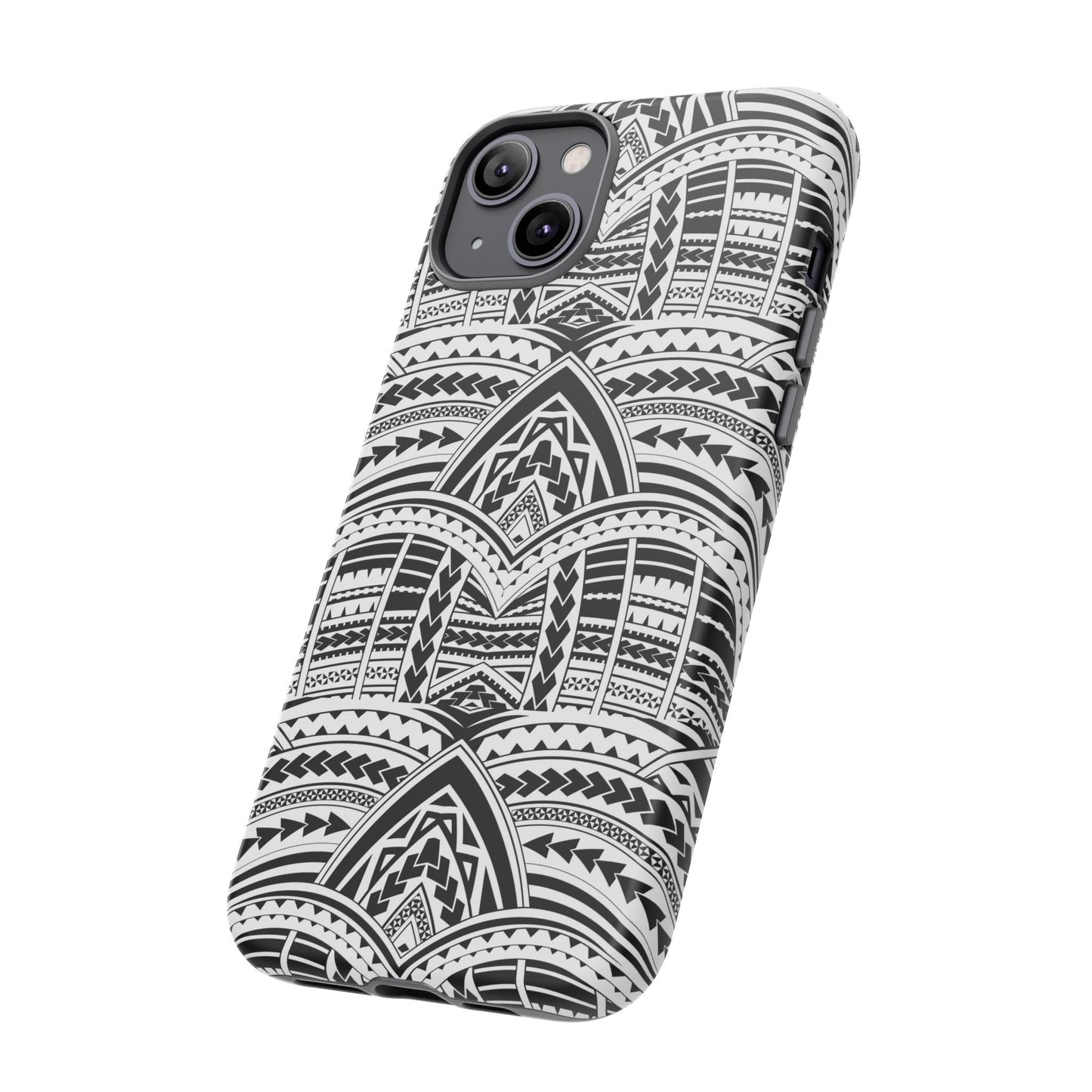Tatoeage: telefoonhoesje met tribalpatroon voor iPhone, Samsung Galaxy en Google Pixel