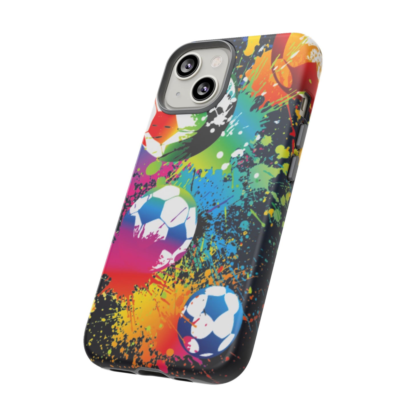 Footballer's Phone Case: Vibrant Case for iPhone, Samsung Galaxy and Google Pixel devices