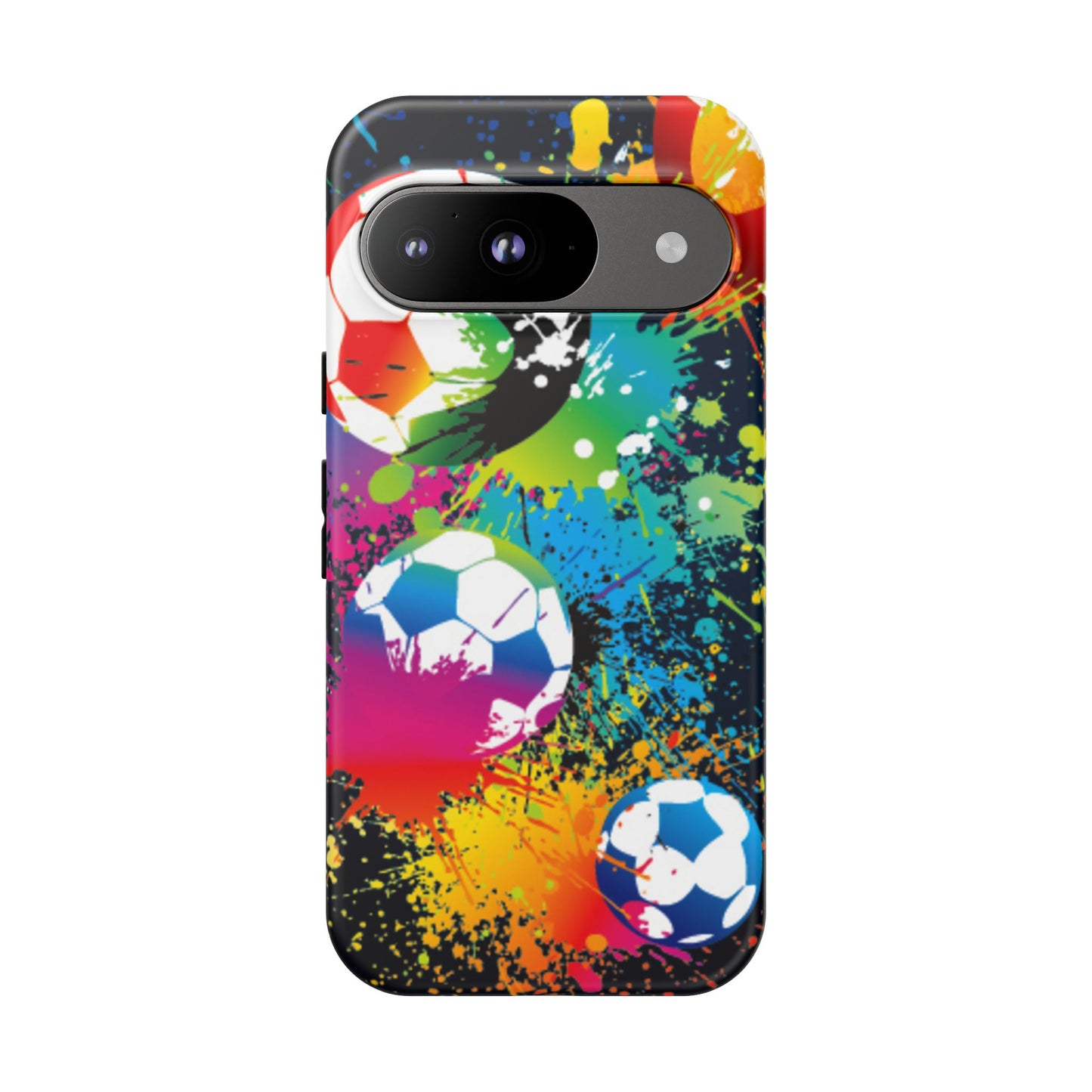 Footballer's Phone Case: Vibrant Case for iPhone, Samsung Galaxy and Google Pixel devices