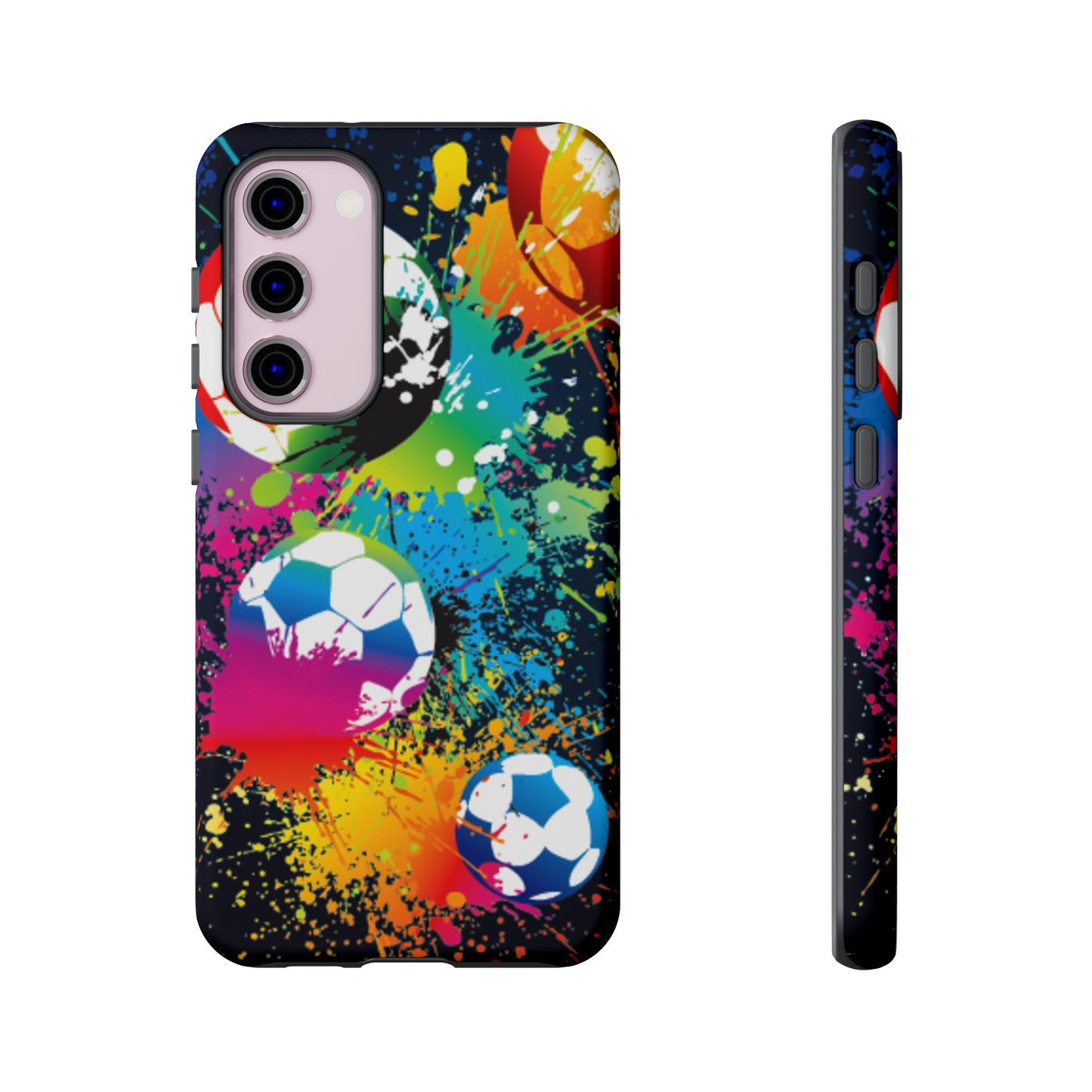 Footballer's Phone Case: Vibrant Case for iPhone, Samsung Galaxy and Google Pixel devices