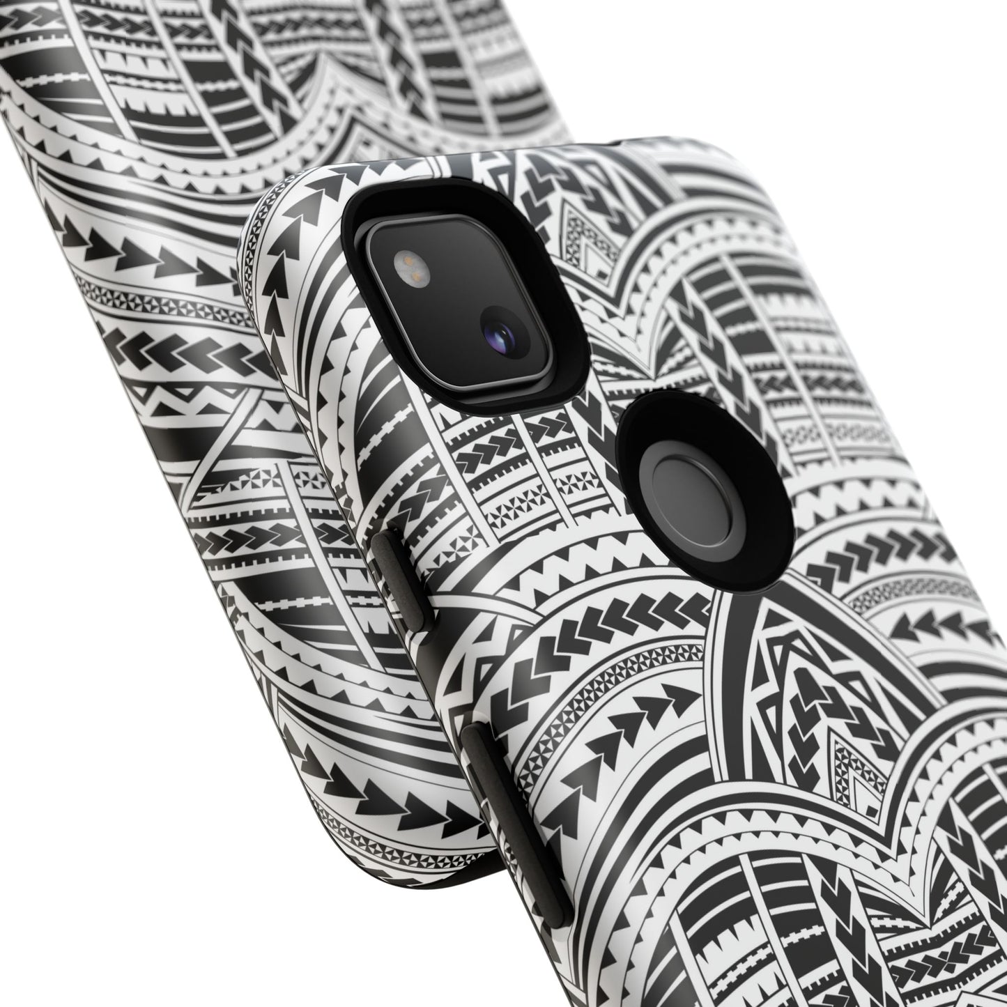 Tatoeage: telefoonhoesje met tribalpatroon voor iPhone, Samsung Galaxy en Google Pixel