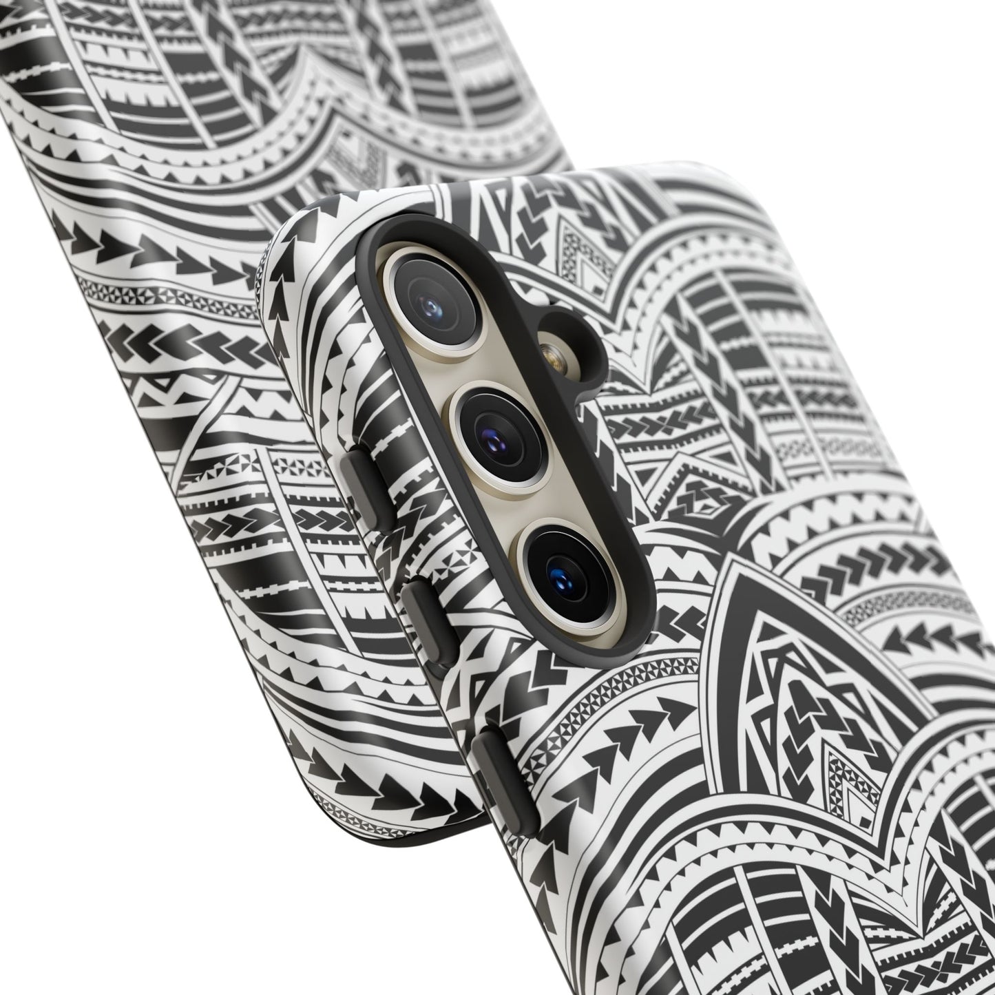 Tatoeage: telefoonhoesje met tribalpatroon voor iPhone, Samsung Galaxy en Google Pixel