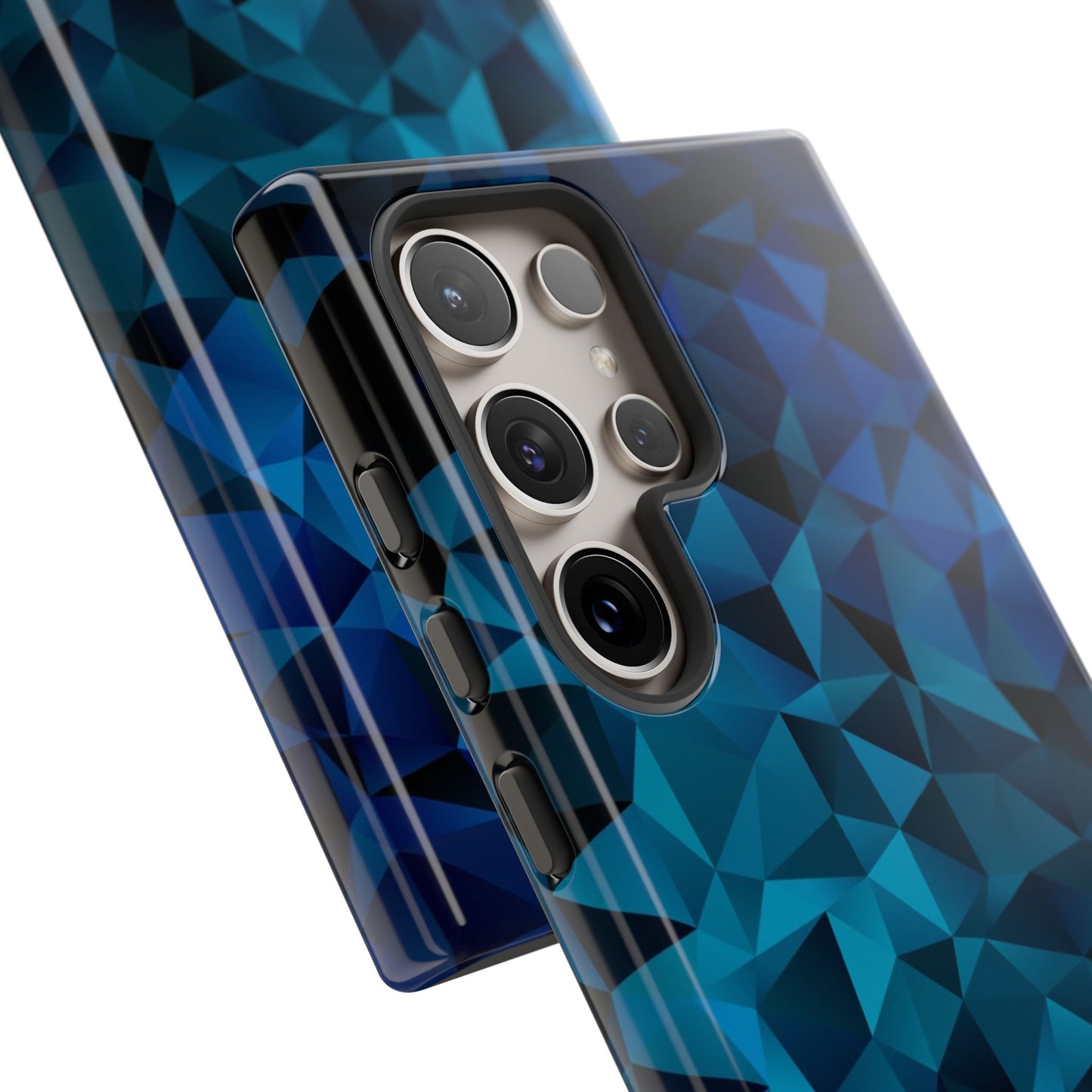 Blue Diamonds: Phone Case with Elegant Prints for iPhone, Samsung Galaxy and Google Pixel devices