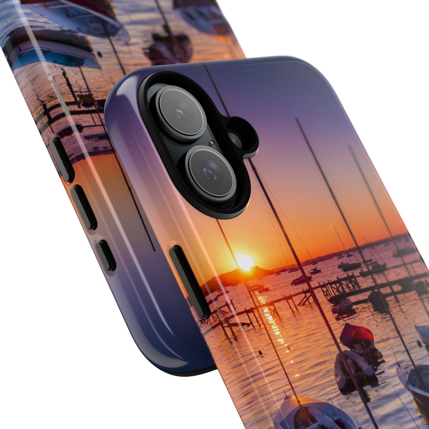 Fortune Favors the Bold: Sunset Sail Phone Case for iPhone, Samsung Galaxy and Google Pixel devices