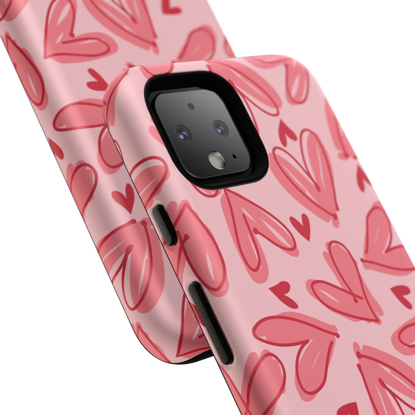 Hearts: Tough Case for iPhone, Samsung Galaxy and Google Pixel devices