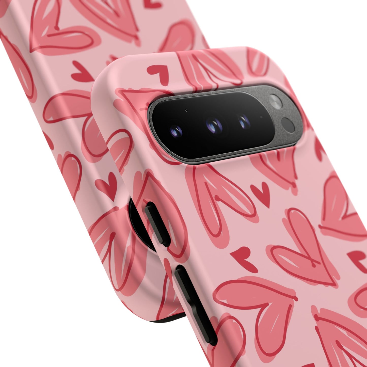 Hearts: Tough Case for iPhone, Samsung Galaxy and Google Pixel devices