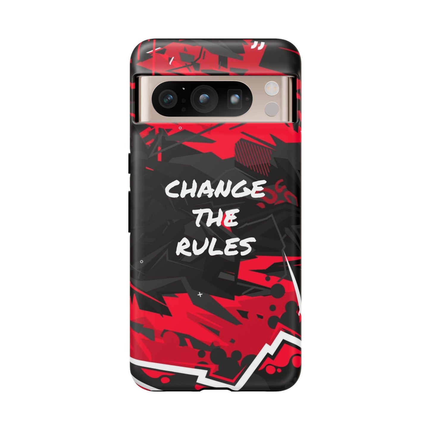 Verander de regels: stevige hoes voor iPhone-, Galaxy- en Pixel-apparaten