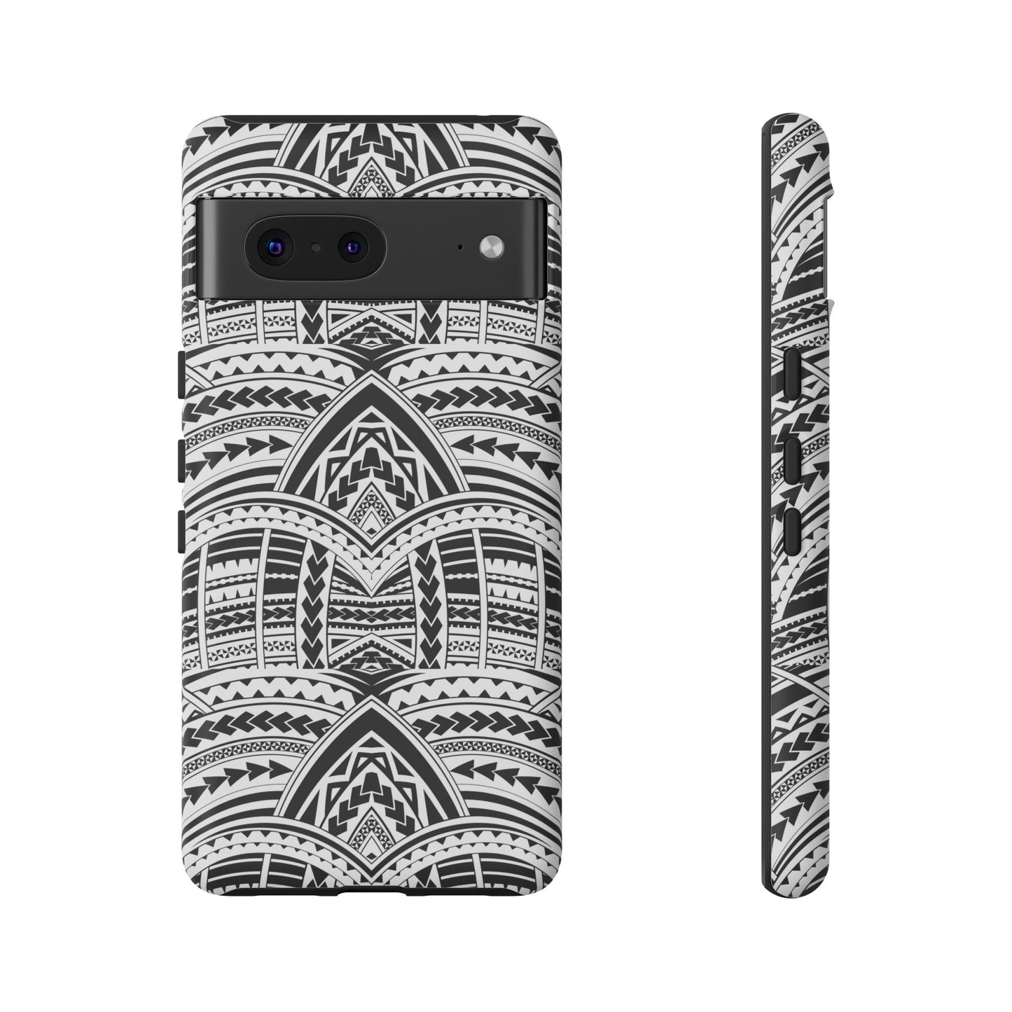 Tatoeage: telefoonhoesje met tribalpatroon voor iPhone, Samsung Galaxy en Google Pixel