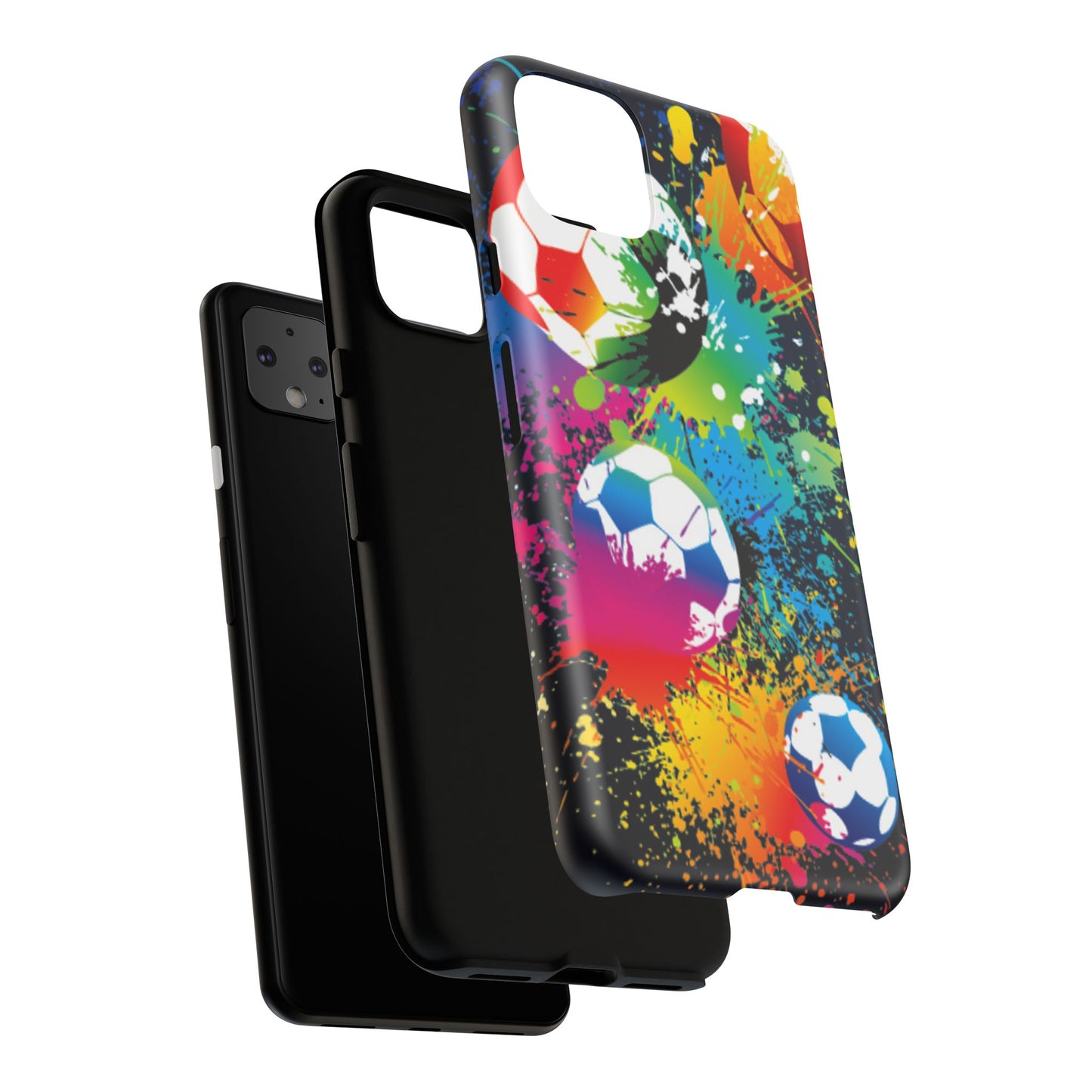 Footballer's Phone Case: Vibrant Case for iPhone, Samsung Galaxy and Google Pixel devices