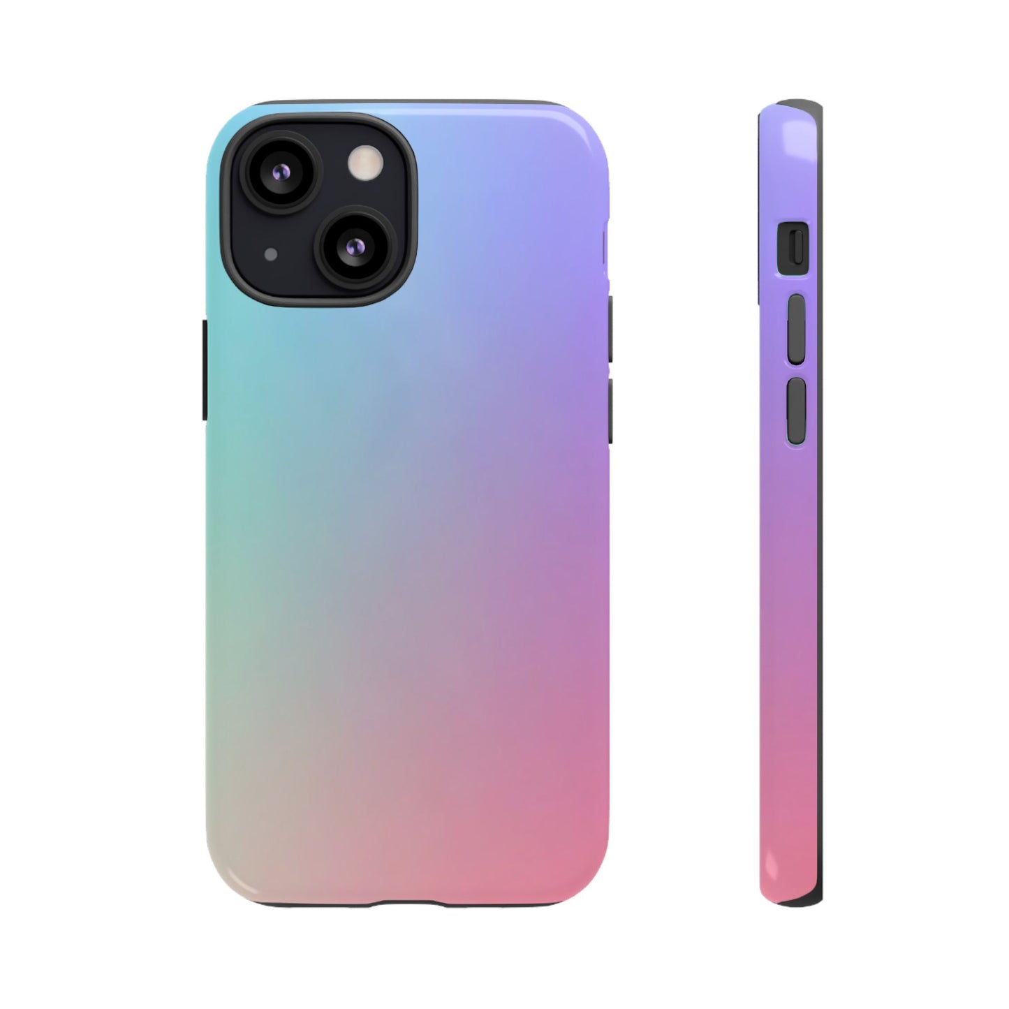 Cotton Candy: Quadcolor Pastel Gradient Tough Case for iPhone, Samsung Galaxy and Google Pixel devices