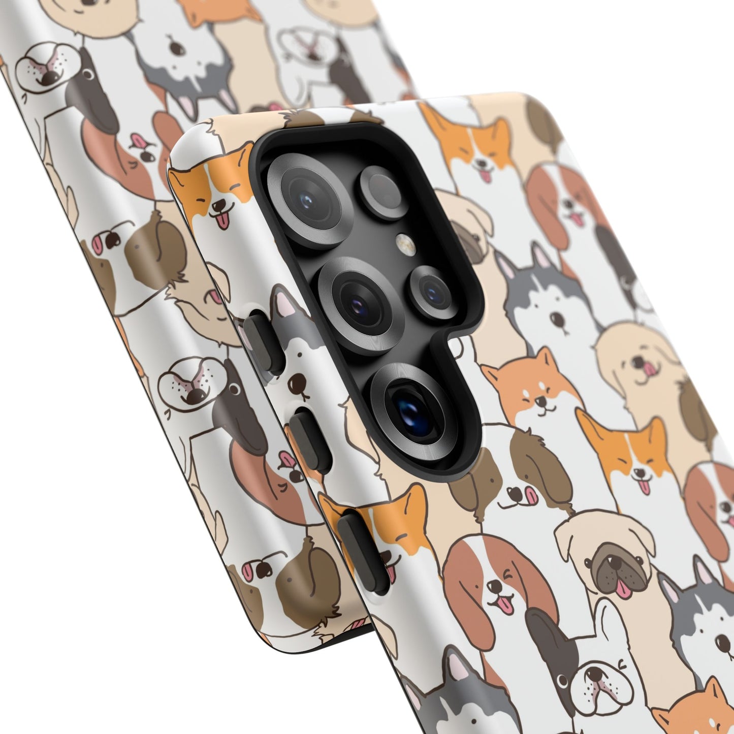 Cute Dogs Charm Phone Case for iPhone, Samsung Galaxy and Google Pixel devices