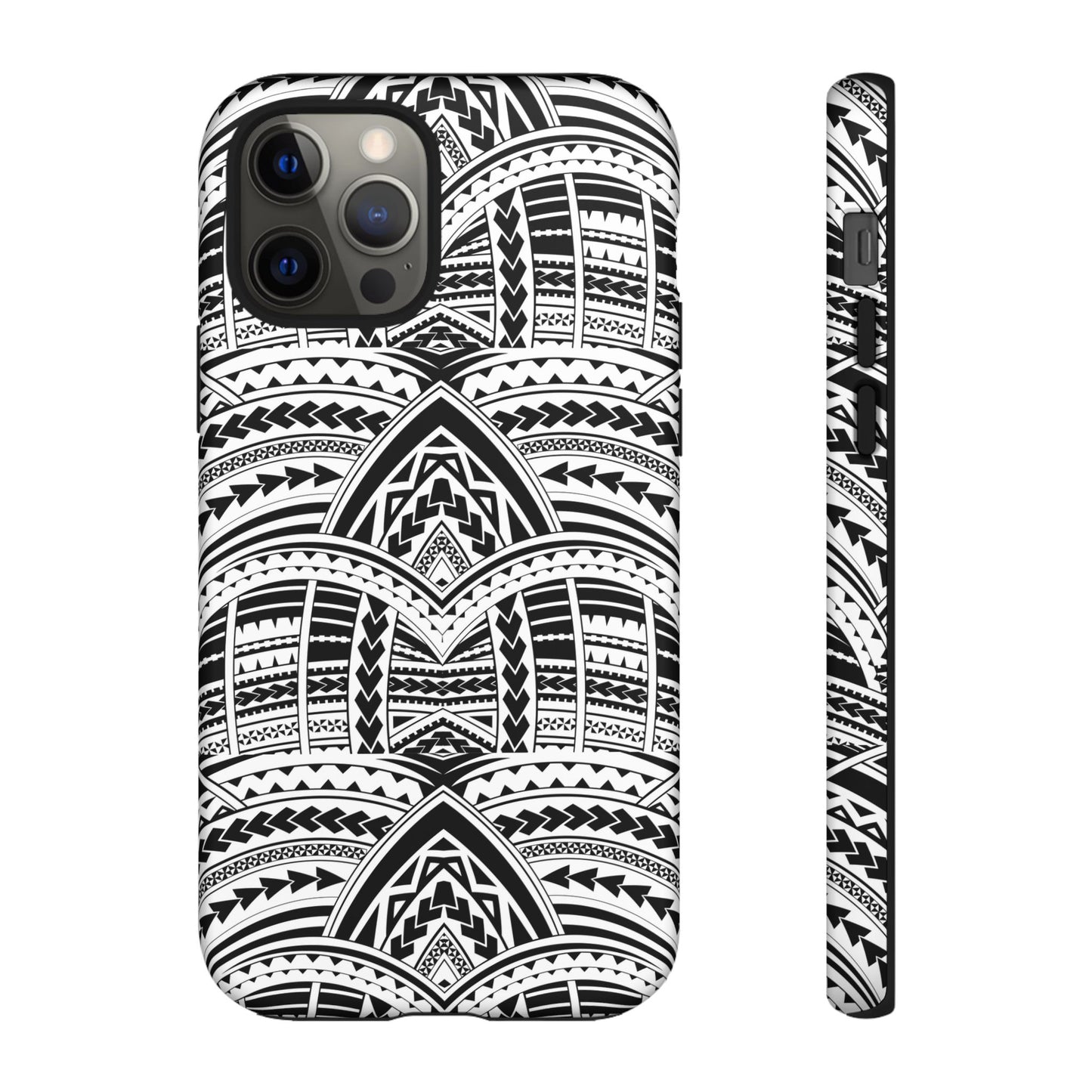Tatoeage: telefoonhoesje met tribalpatroon voor iPhone, Samsung Galaxy en Google Pixel