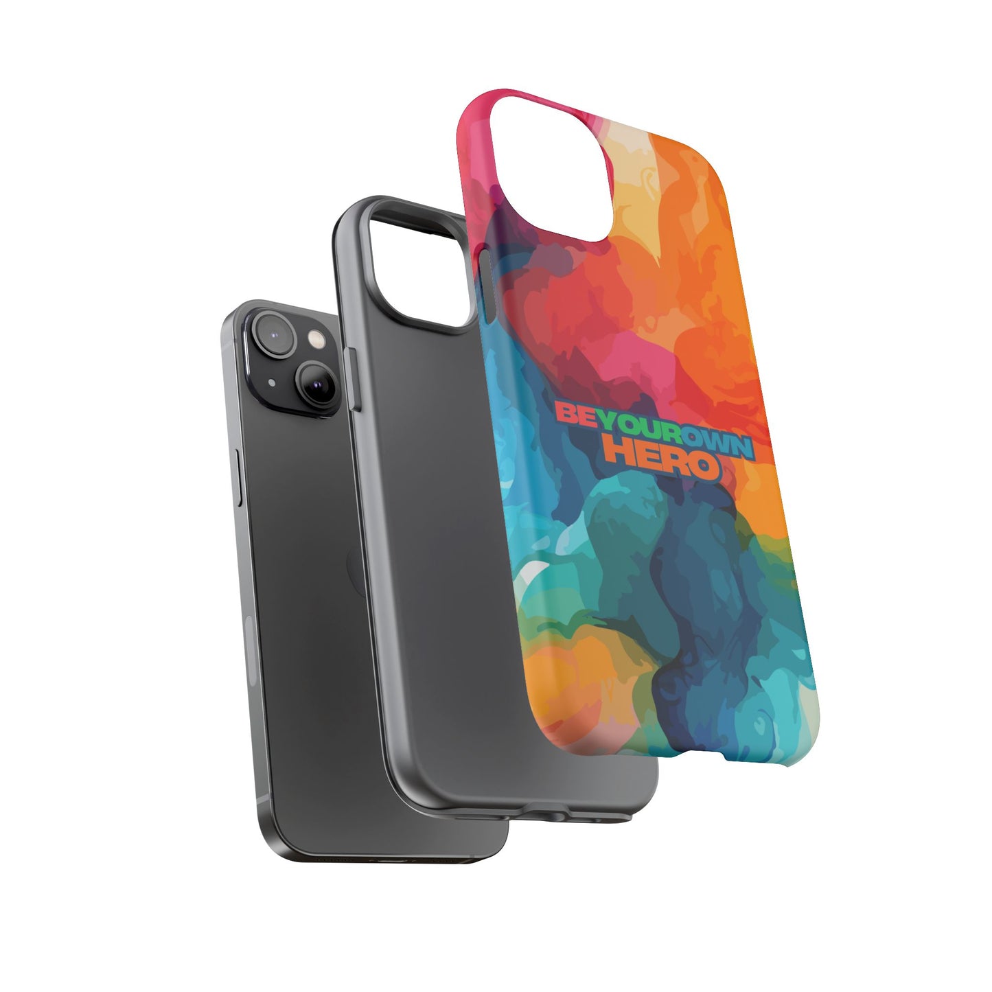 Be Your Own Hero: Tough Case for iPhone, Samsung Galaxy and Google Pixel