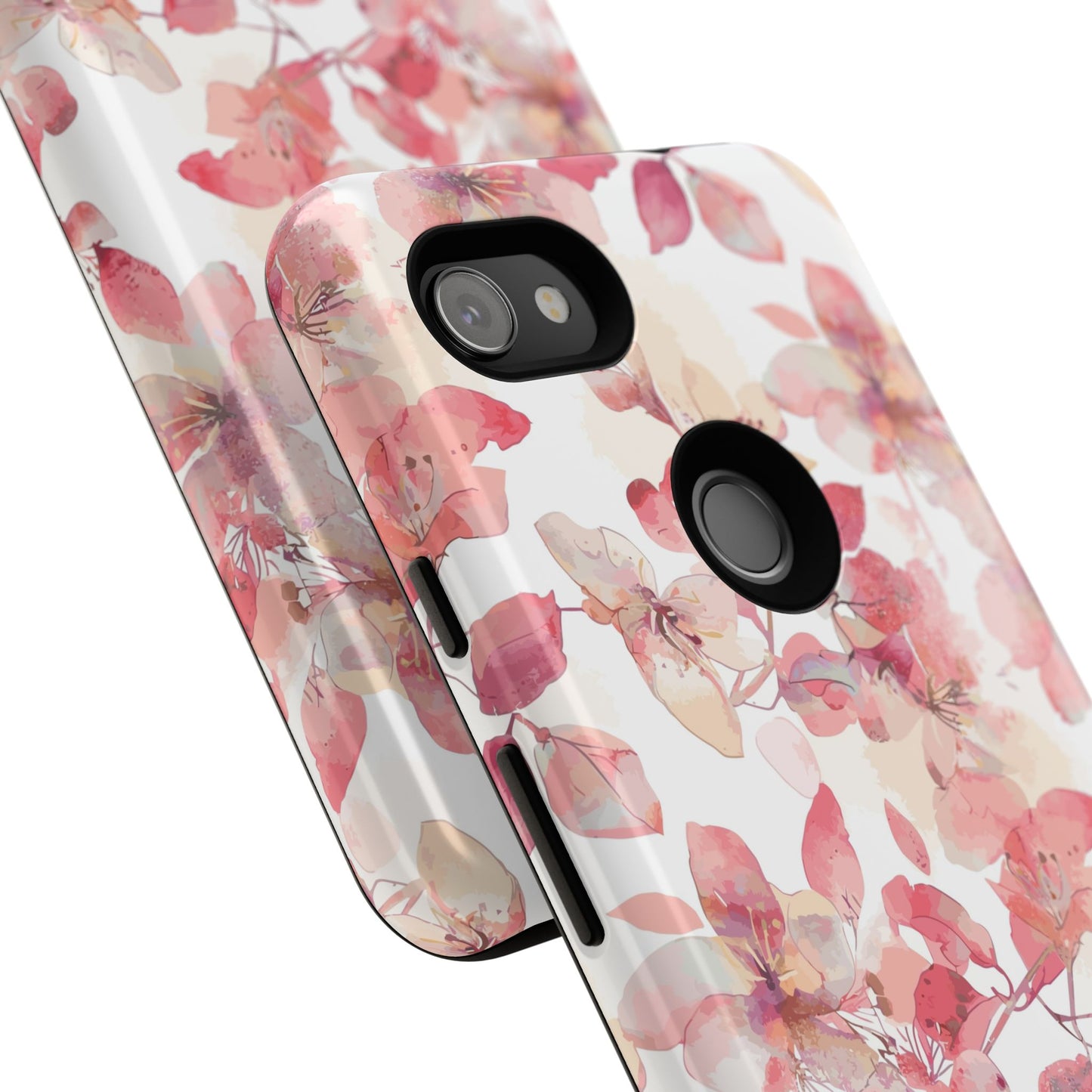 Watercolor Flowers: Tough Case for iPhone, Samsung Galaxy and Google Pixel devices