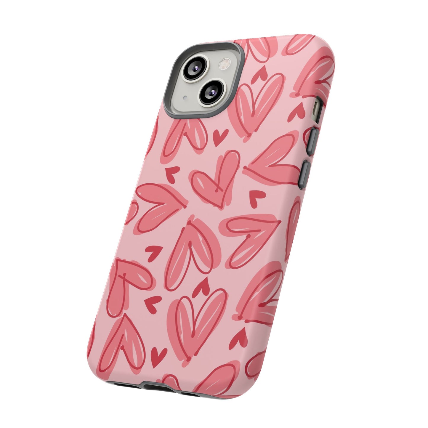 Hearts: Tough Case for iPhone, Samsung Galaxy and Google Pixel devices