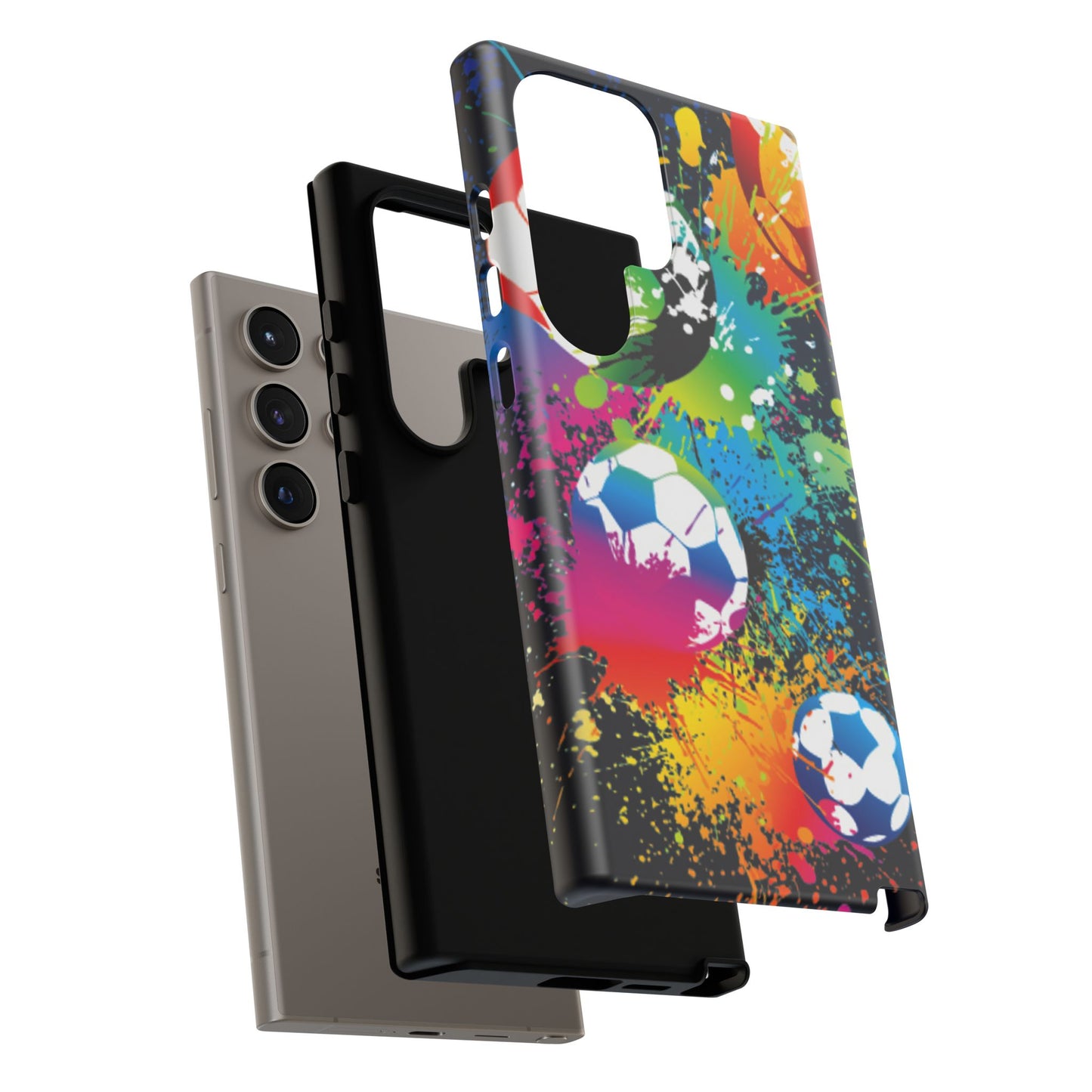 Footballer's Phone Case: Vibrant Case for iPhone, Samsung Galaxy and Google Pixel devices