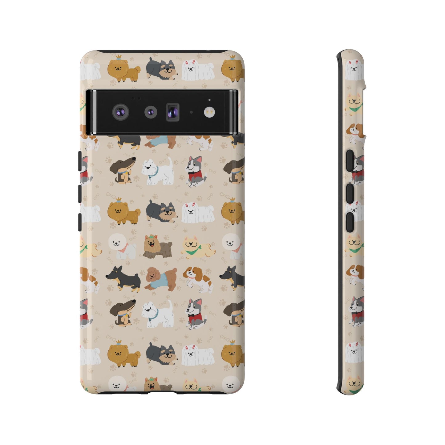 Cute Dogs: Tough Case for iPhone, Samsung Galaxy and Google Pixel devices