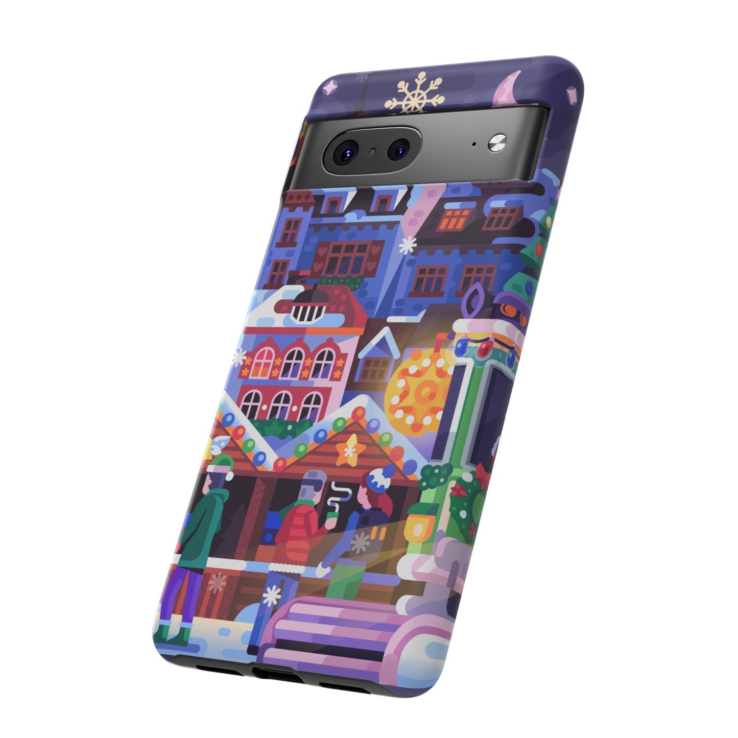 Christmas fair in Old Town: Holiday-Themed case for iPhone, Samsung Galaxy and Google Pixel