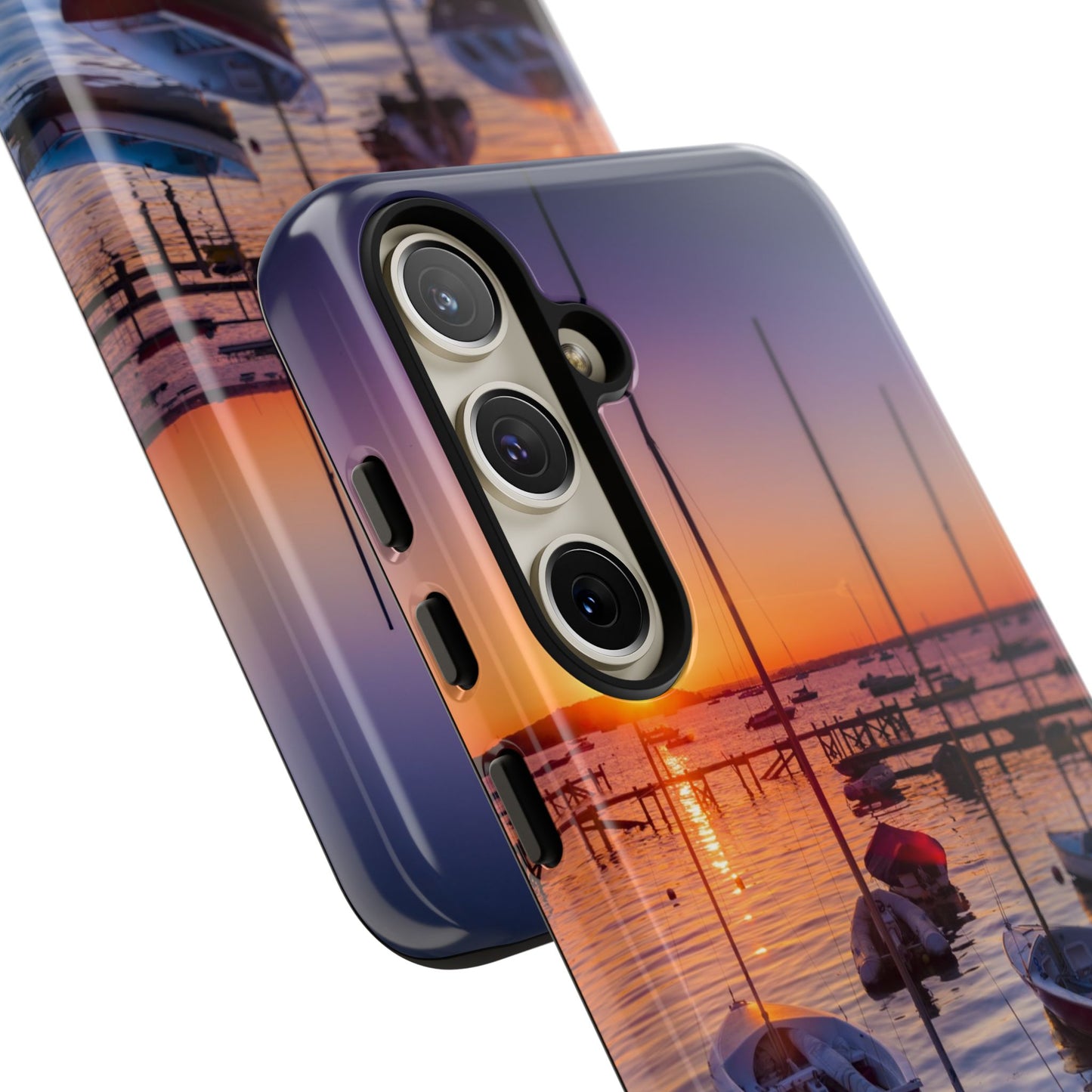 Fortune Favors the Bold: Sunset Sail Phone Case for iPhone, Samsung Galaxy and Google Pixel devices