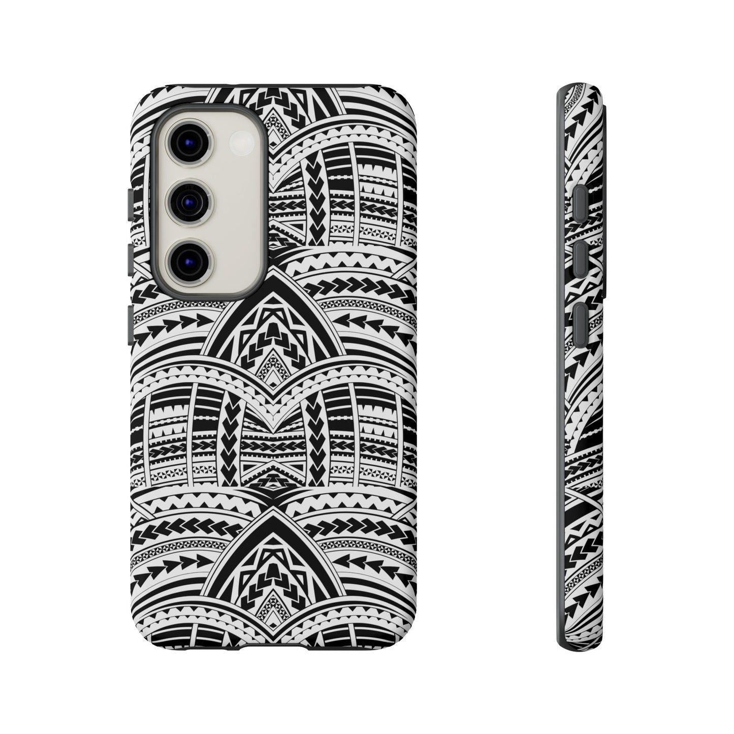 Tatoeage: telefoonhoesje met tribalpatroon voor iPhone, Samsung Galaxy en Google Pixel