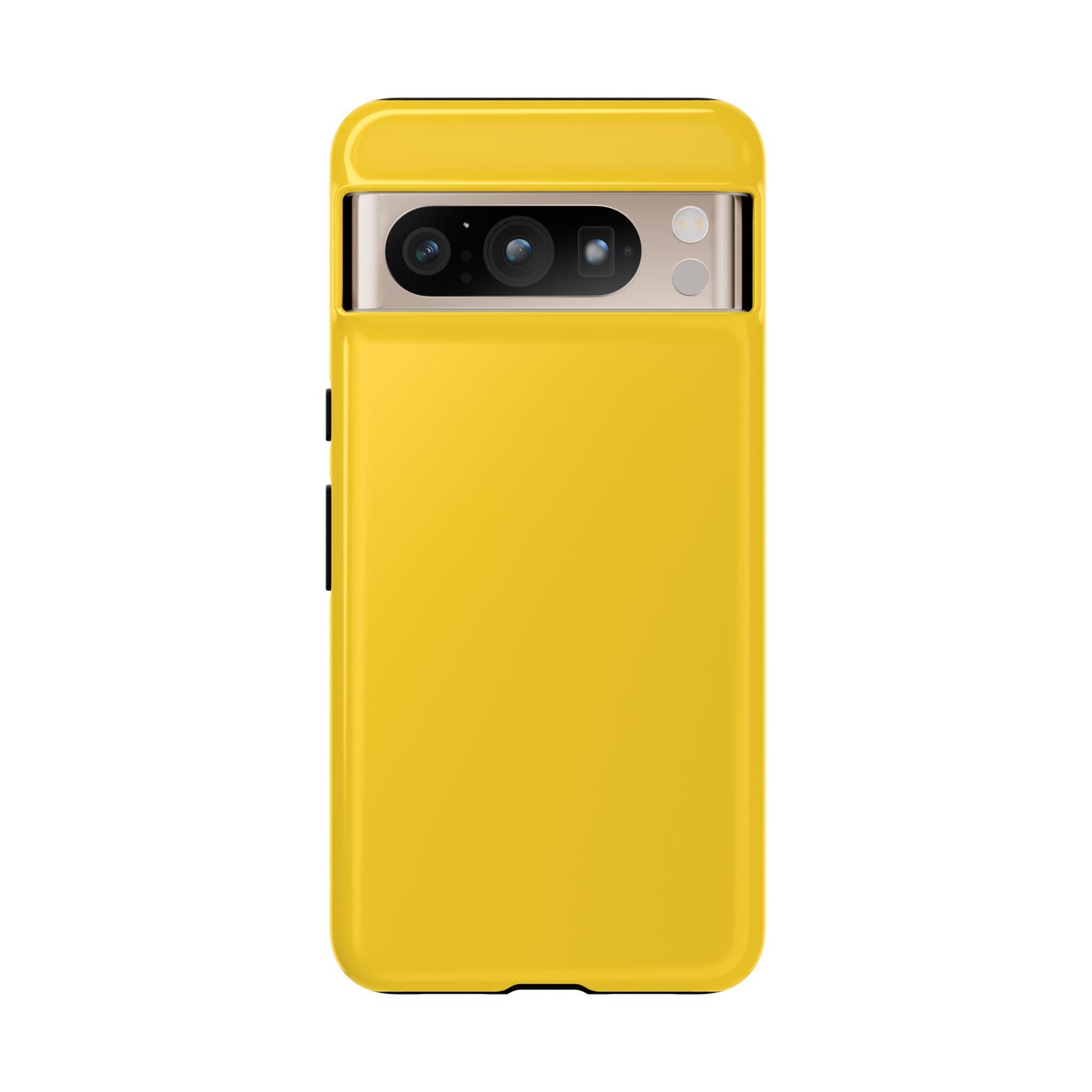 Luscious Yellow: Plain Sunburst-Inspired Color for iPhone, Samsung Galaxy and Google Pixel devices